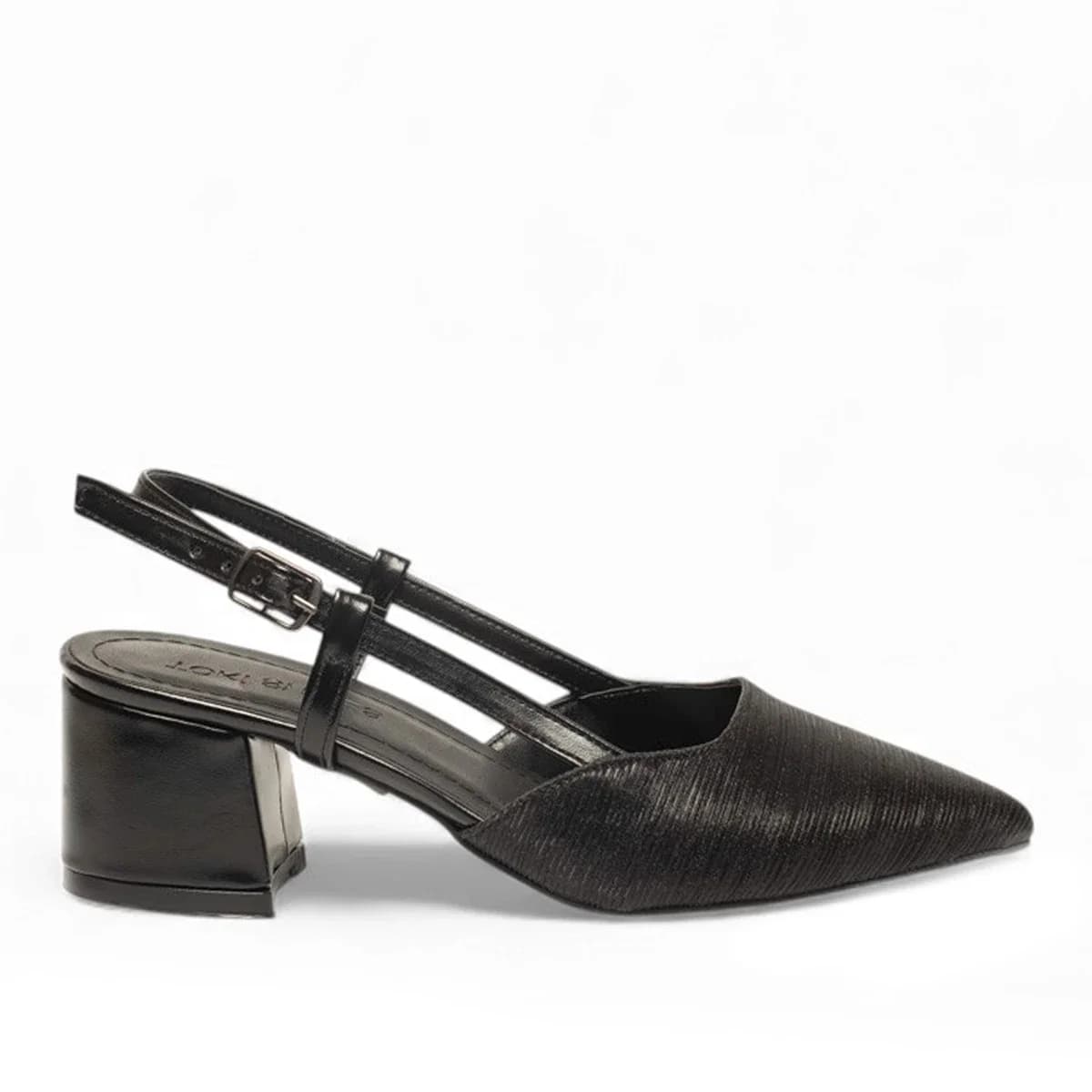 SİYAH KALIN TOPUKLU RAHAT ABİYE - Renk: Siyah - Fotoğraf 1 / 1