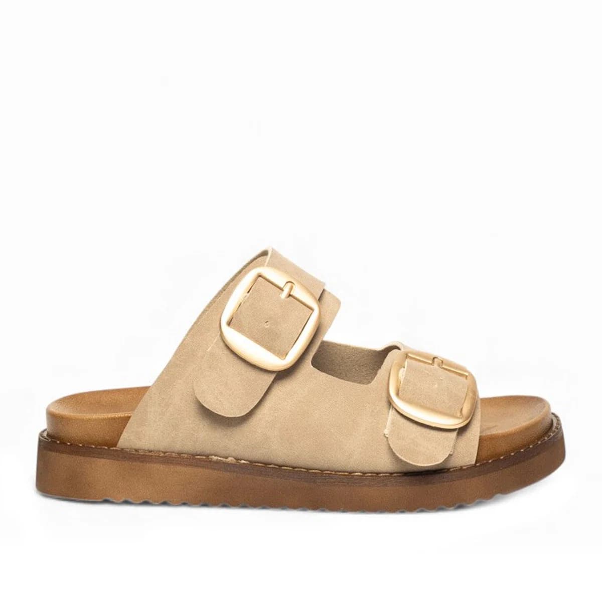 BEJ SÜET KEMER TAŞLI TERLİK 