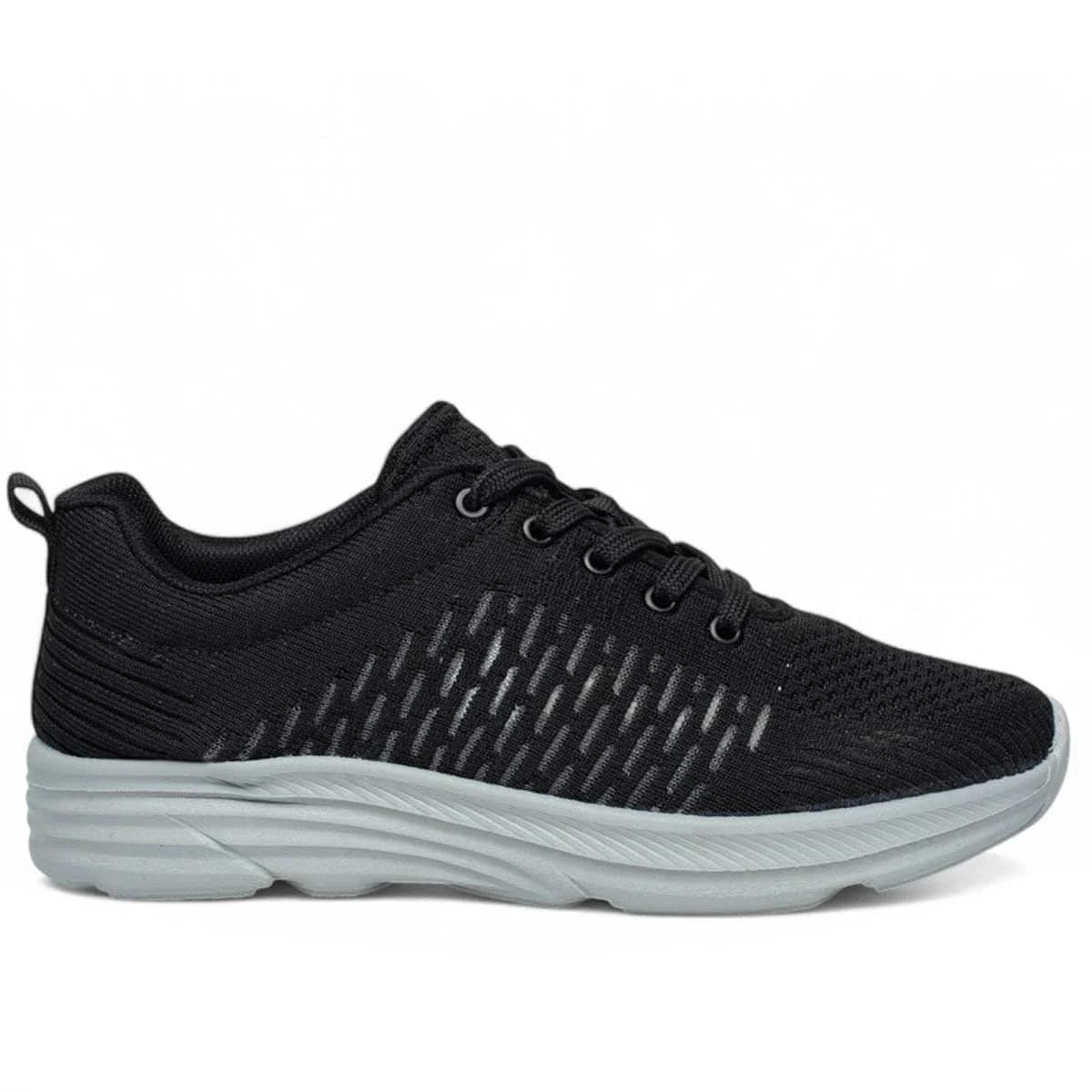 SİYAH BEZ ERKEK SPOR AYAKKABI