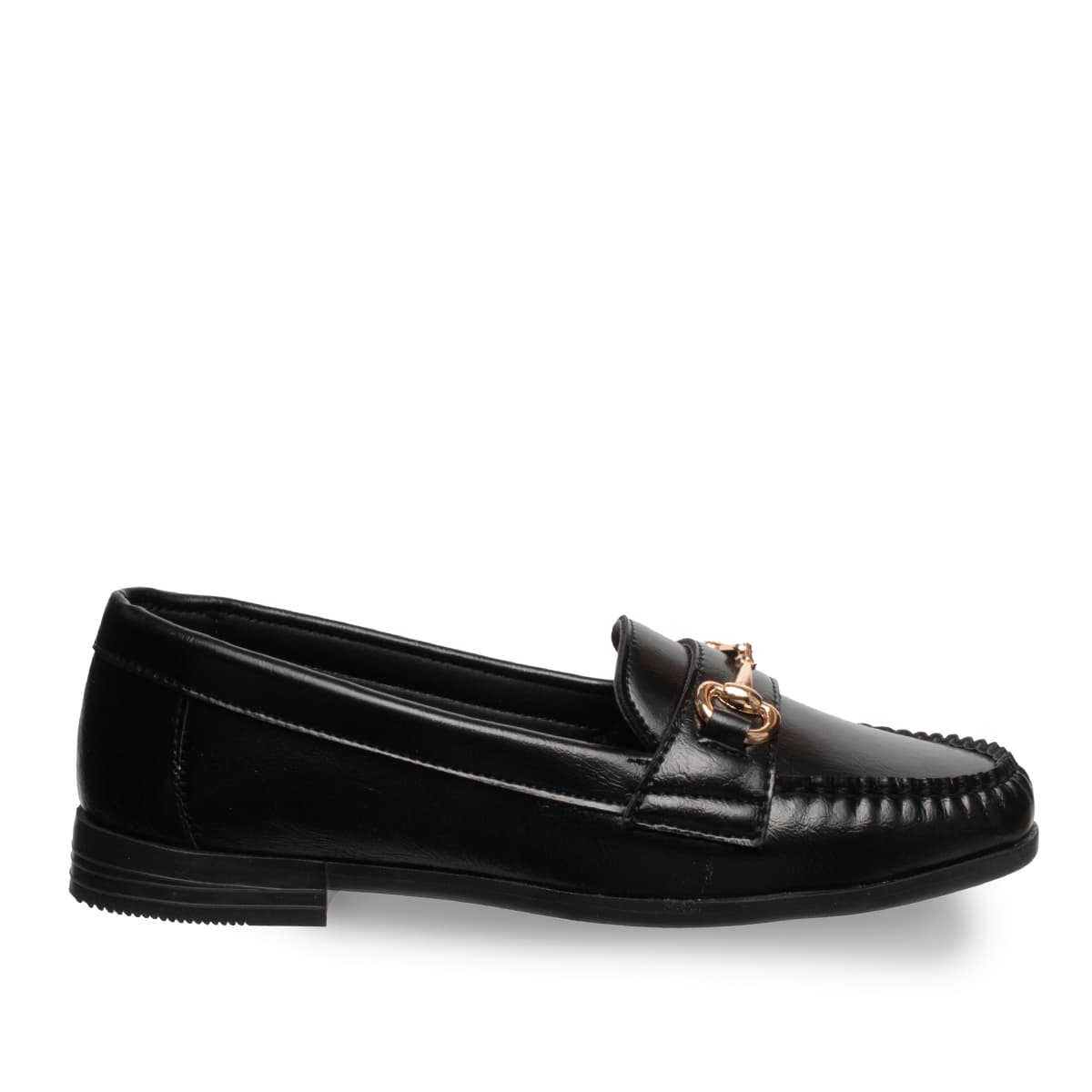 Siyah - Kadın › Kadin Loafer  Suni Deri - Tüm Sezonlar — Siyah