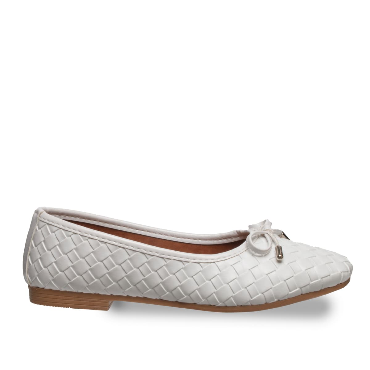 Siyah Kadın Babet - Suni Deri - Tüm Sezonlar — Beyaz