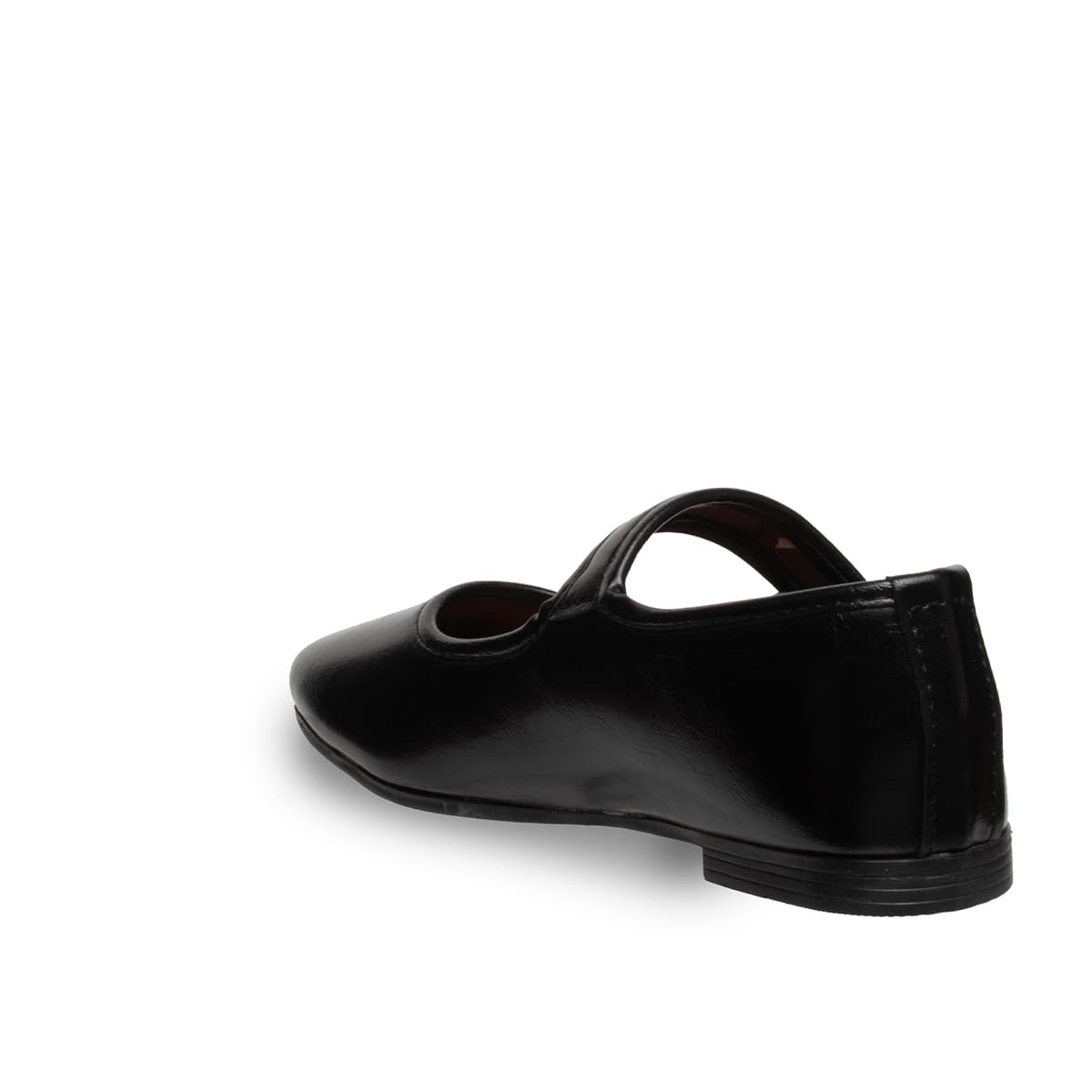 Siyah  Klasik Kadın Babet - Suni Deri - Tüm Sezonlar