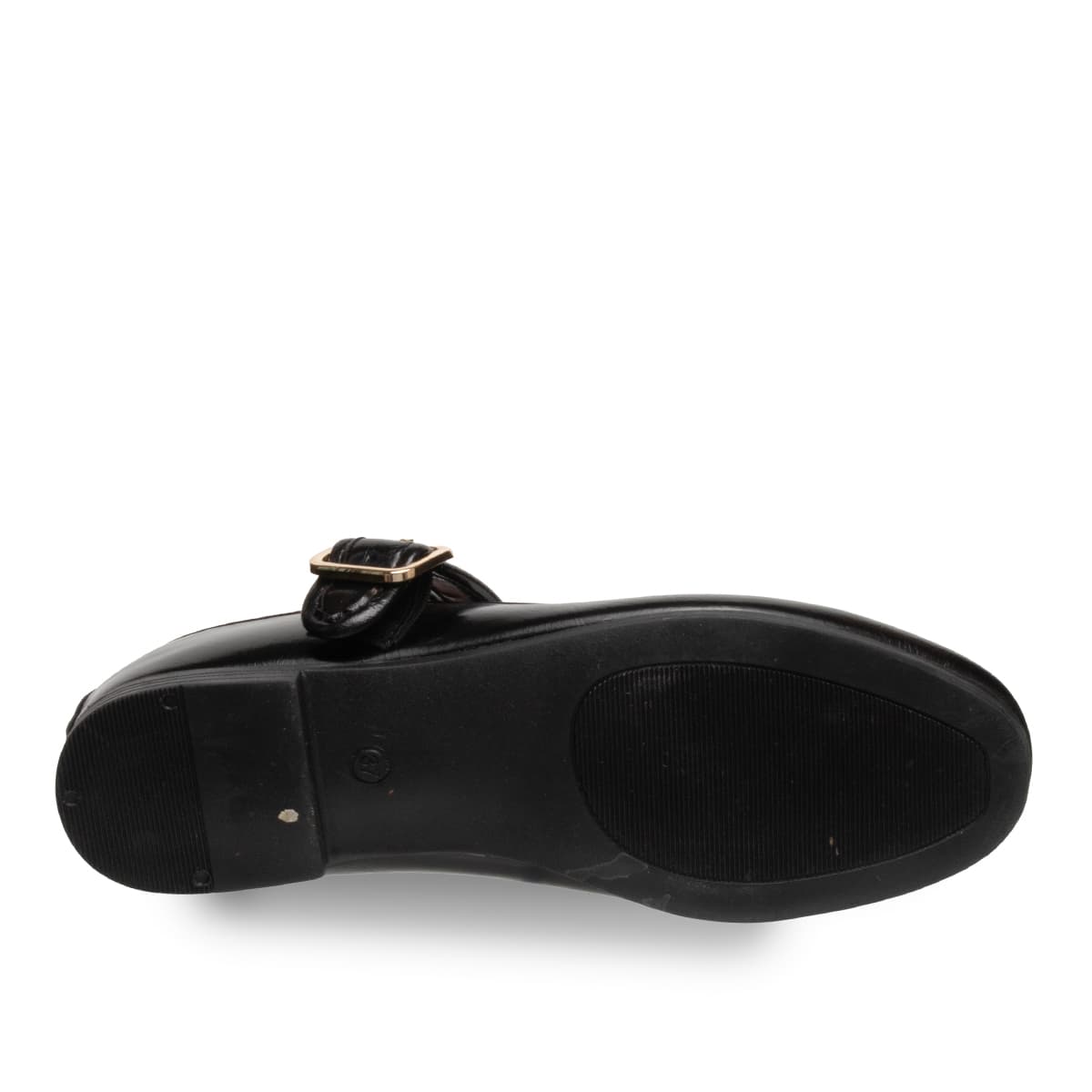 Siyah  Klasik Kadın Babet - Suni Deri - Tüm Sezonlar