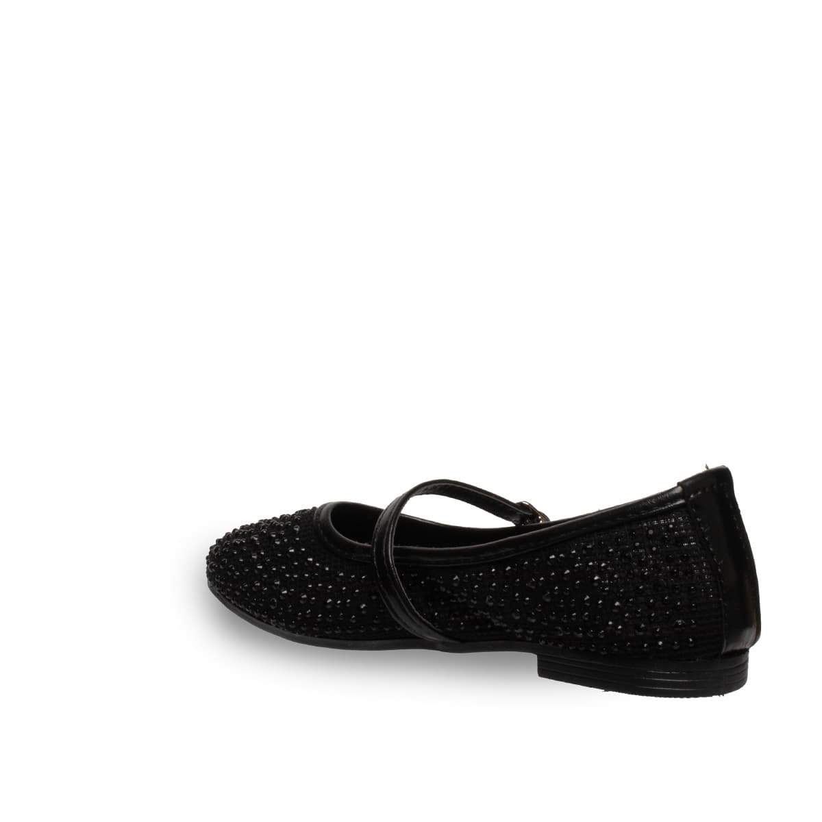 Siyah Taşlı Kadın Babet - Suni Deri - Tüm Sezonlar