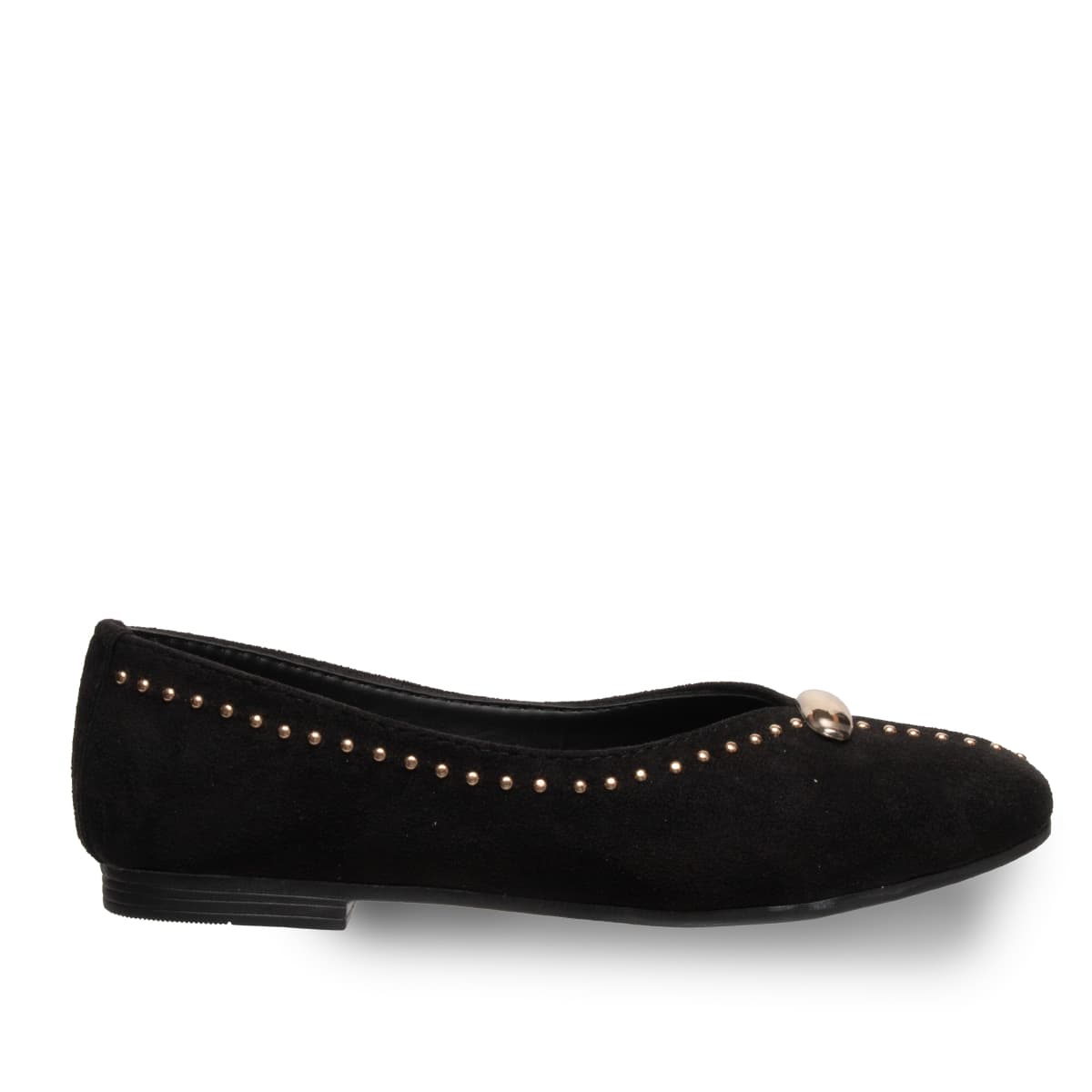 Siyah - Kadın Babet Troplu Suni Deri - Tüm Sezonlar