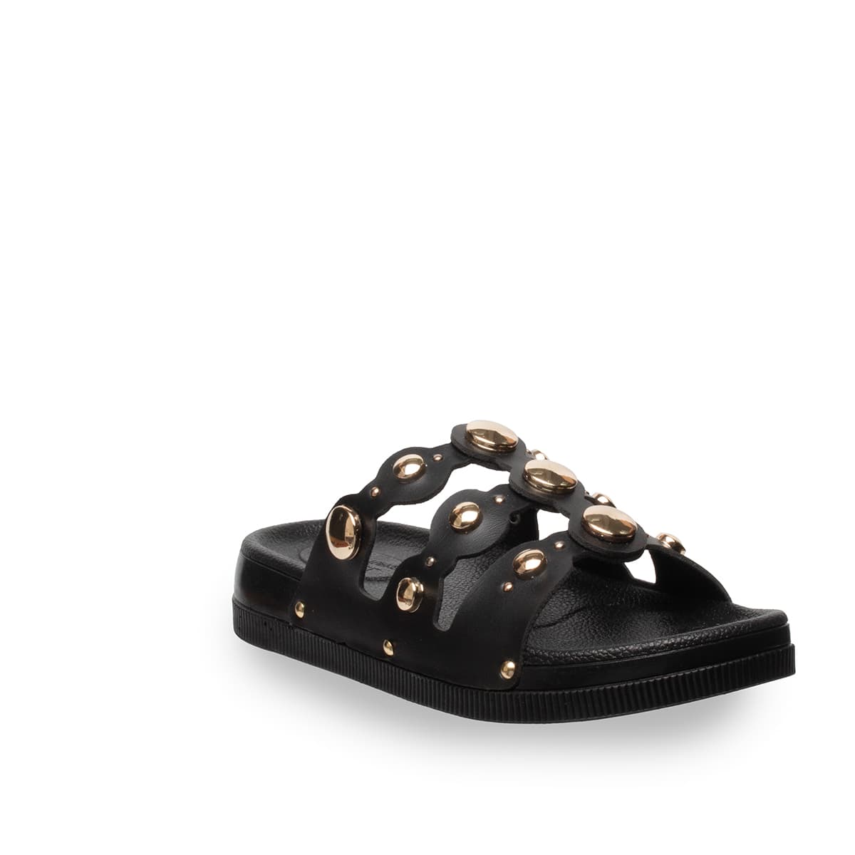 Poleritian Tabanlı Rahat Tokalı Terlik