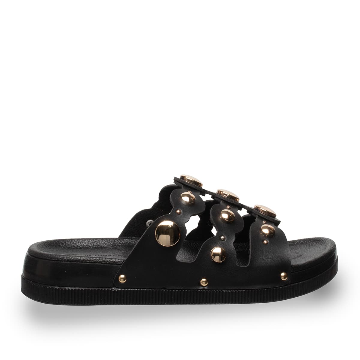 Poleritian Tabanlı Rahat Tokalı Terlik