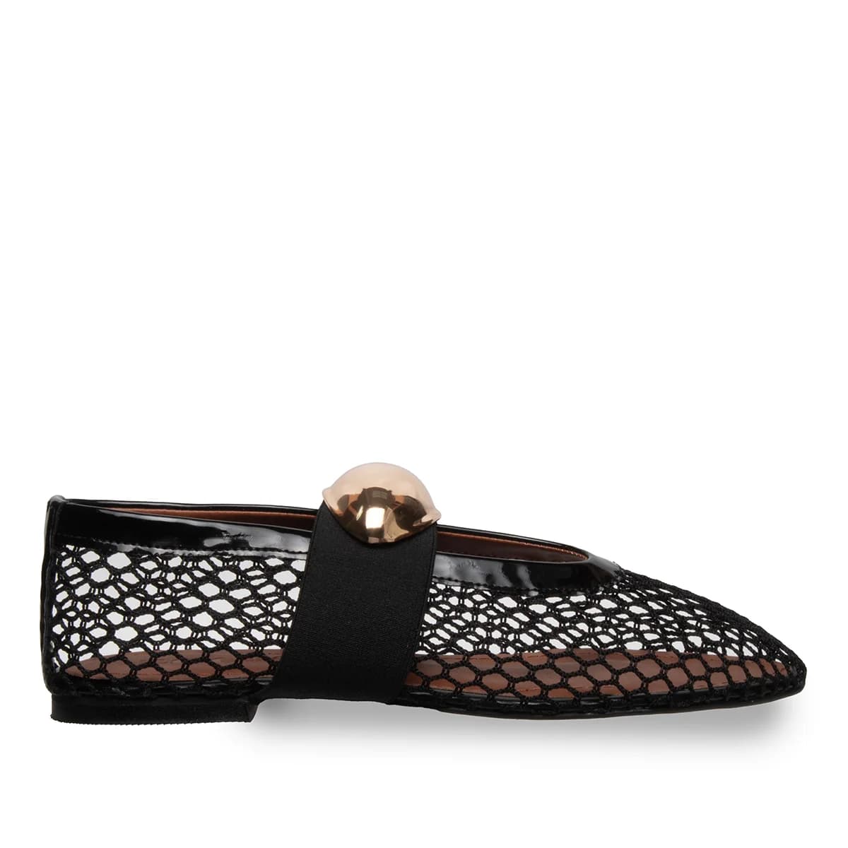 Kadın Babet Siyah – Fileli Moda, Özel İthal Tokalı, Trend ve Konfor Bir Arada - Renk: Siyah - Fotoğraf 1 / 4