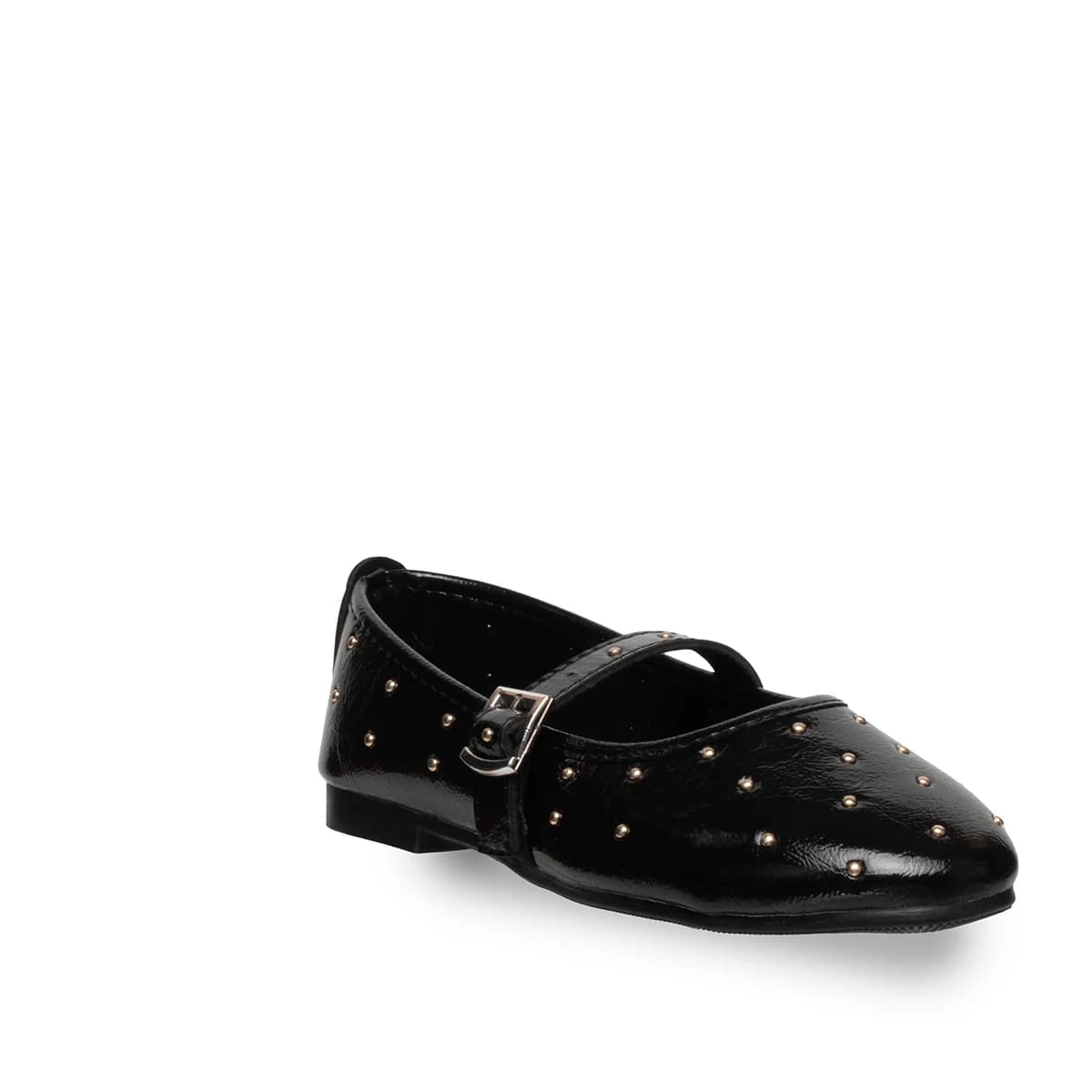 Женские балетки черные – с деталями, стильные и комфортные на весь день - Цвет: Черный, Типы цветов: Тропик - Фото 2 из 4