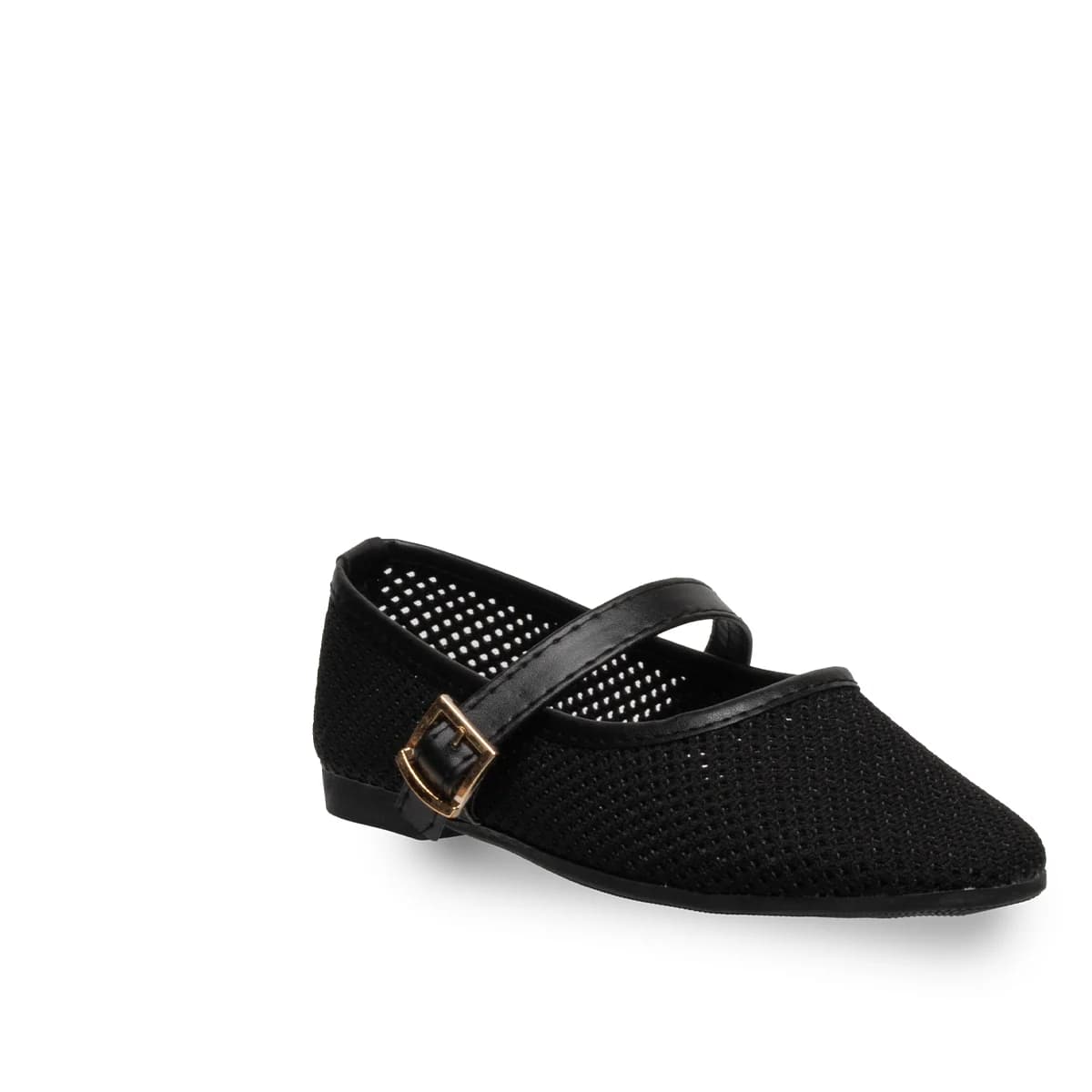 Женские балетки черные – Сетчатые, дышащая элегантность и легкий комфорт - Цвет: Черный, Типы цветов: Сетка - Фото 2 из 4