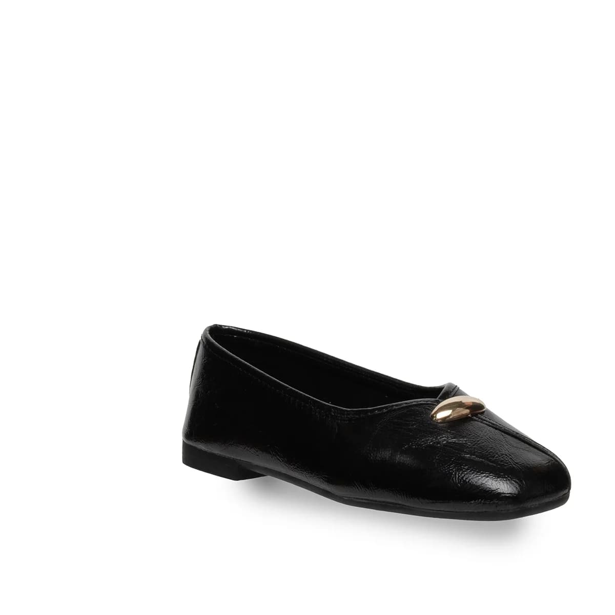 Черные женские балетки – Элегантные, вне времени и удобные на весь день - Цвет: Черный, Типы цветов: Морщинистый - Фото 2 из 4