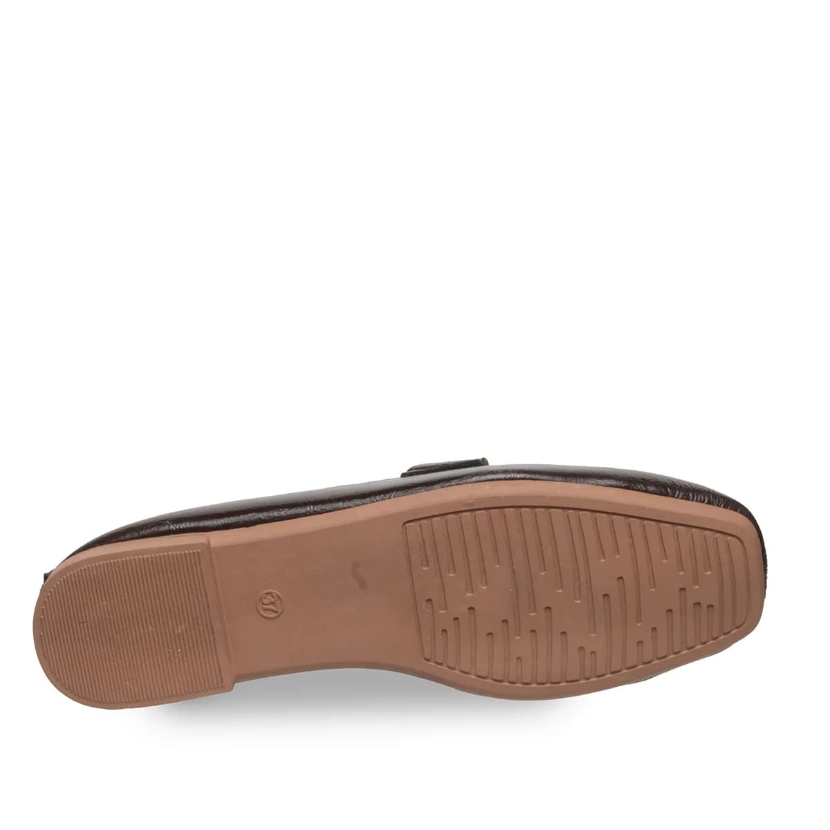 Коричневые лоферы из лаковой кожи – классическая элегантность - Цвет: Коричневый, Типы цветов: Морщинистый лак - Фото 4 из 4