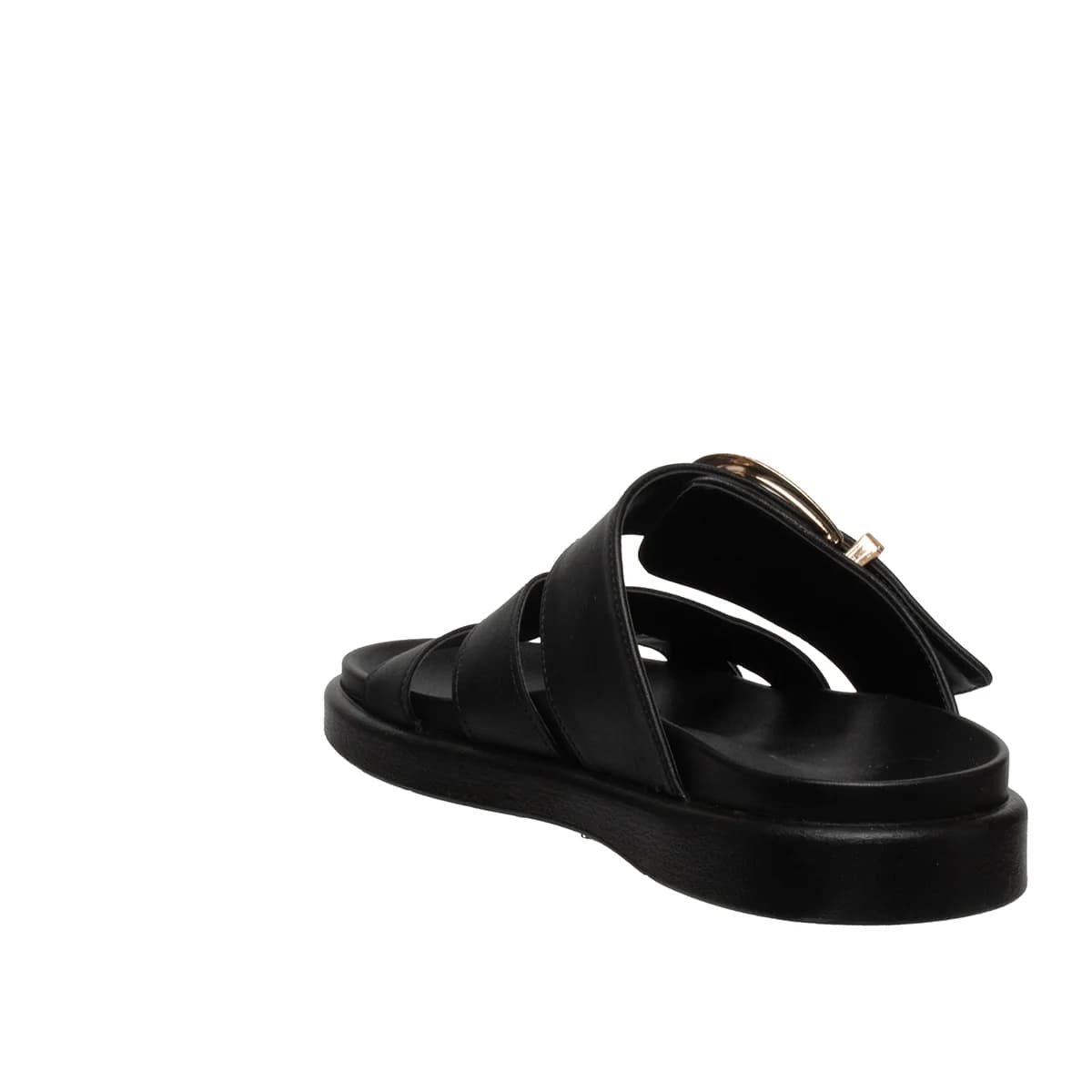 Siyah Düz Kadın Sandalet Günlük Yaz - Renk: Siyah - Fotoğraf 4 / 4