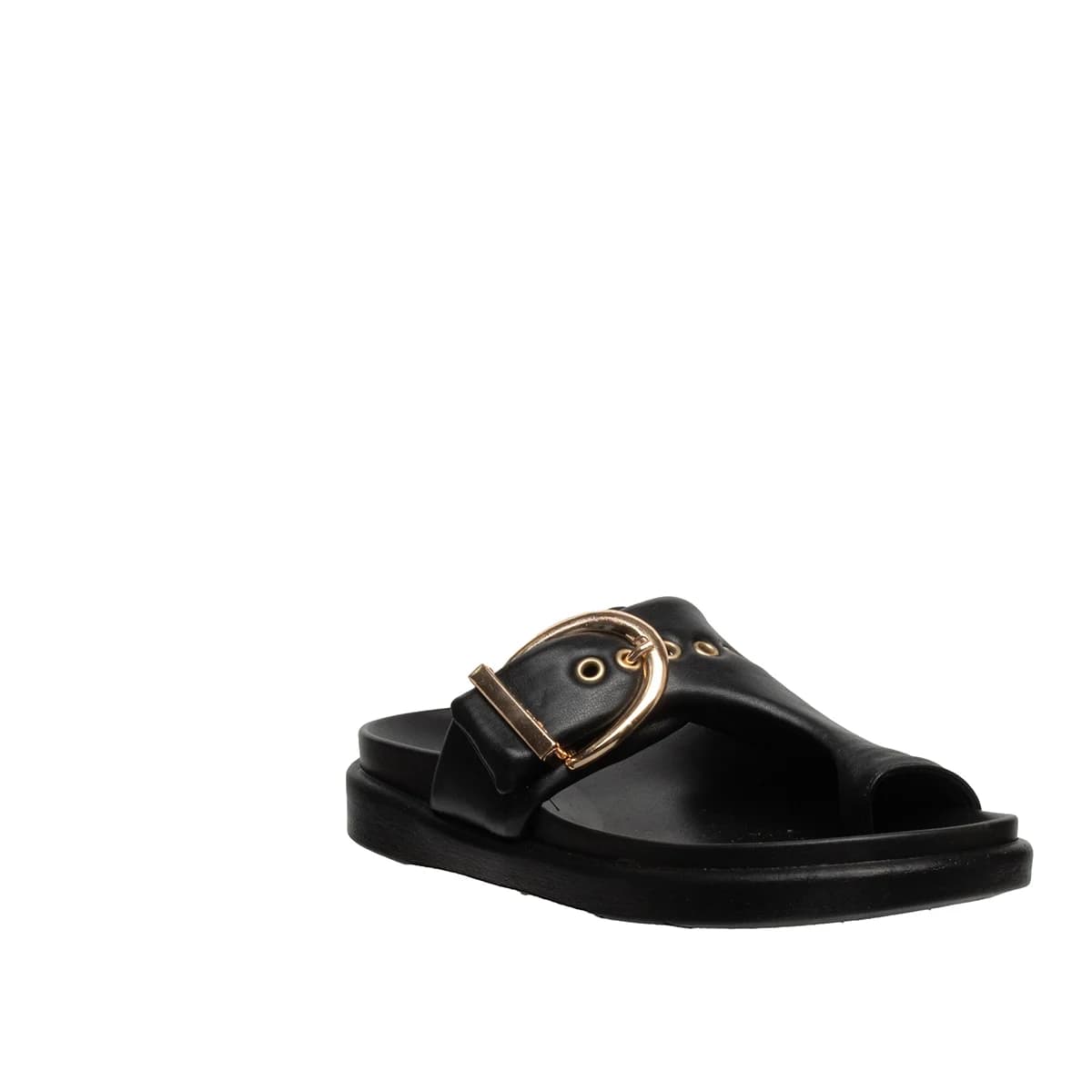 Kadın Düz Terlik Siyah Yazlık Model - Renk: Siyah - Fotoğraf 2 / 2