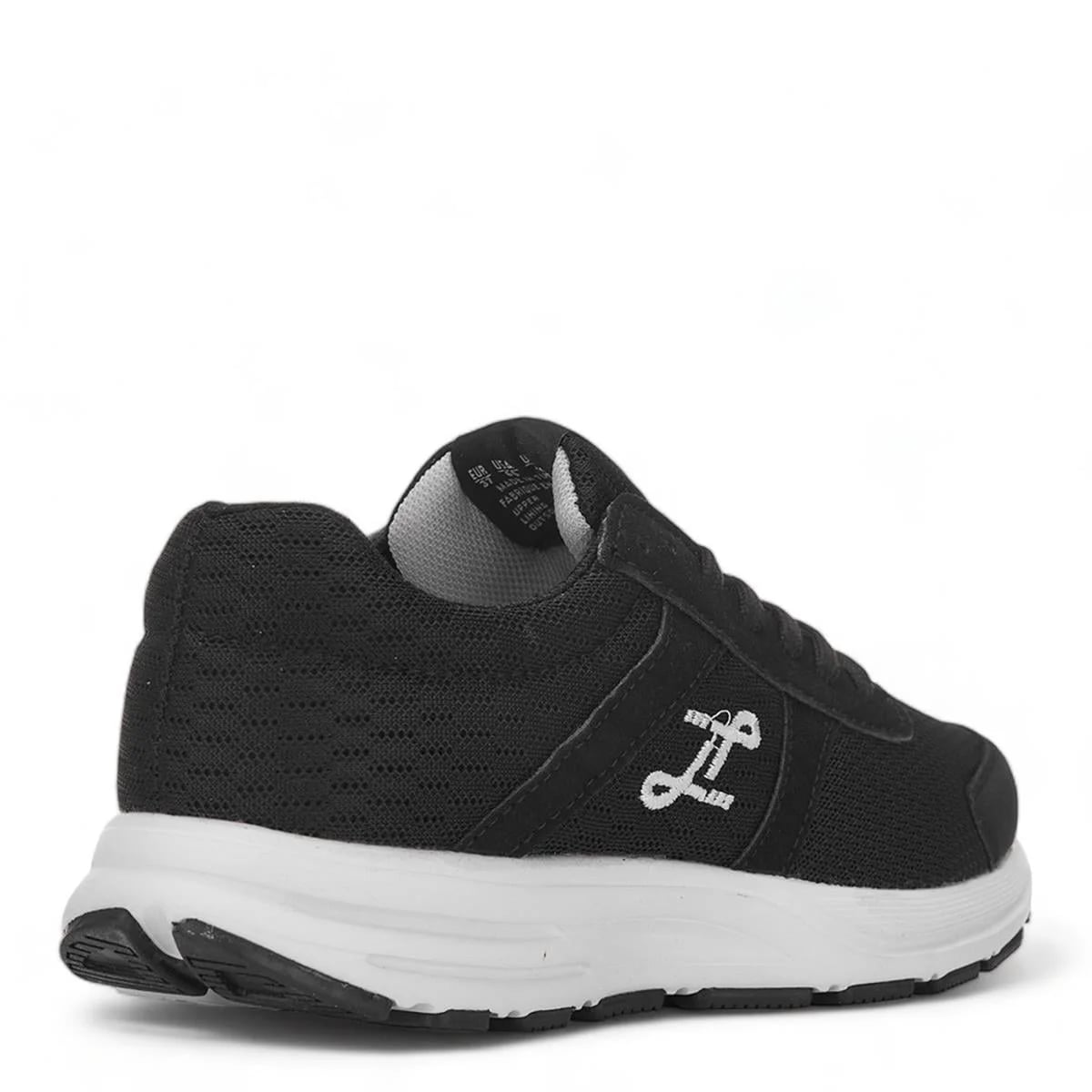 Men's Casual Lace-Up Sneakers (8-Pair Carton) - Color Types: Fabric, Color: Black-White - Image 2 of 4