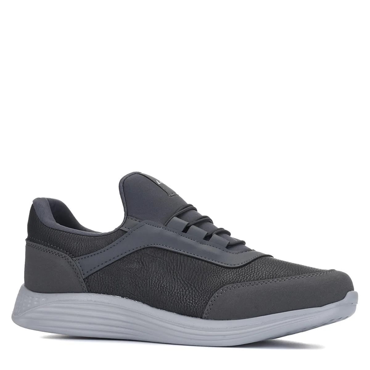 Men's Casual Lace-Up Sports Shoes - 8-Pair Carton - Color Types: Leather, Color: Smoky - Image 1 of 3