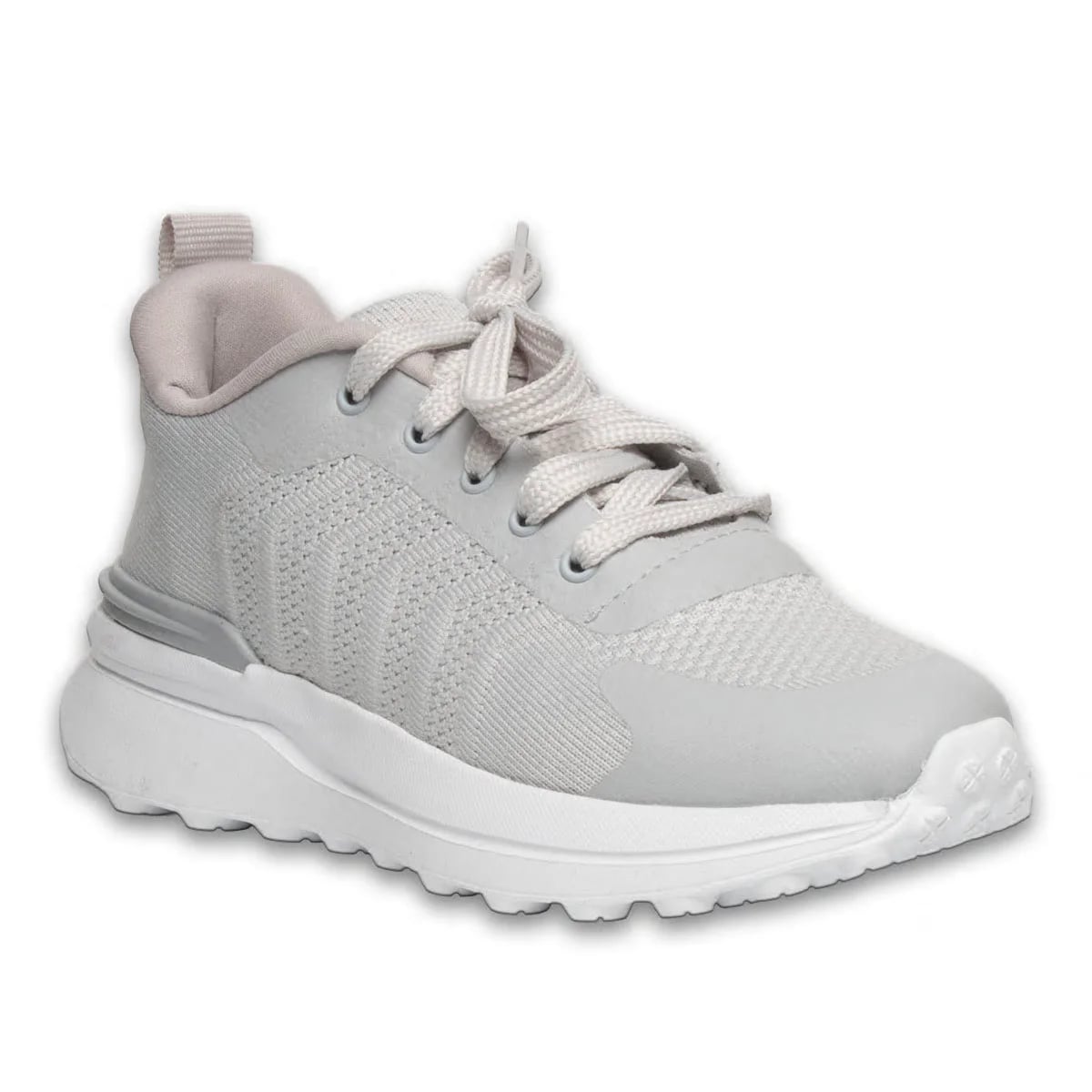 Damen-Sportschuhe mit Schnürung im 8-Paar-Karton - Farbenarten: Stoff, Farbe: Hellgrau - Foto 2 / 4