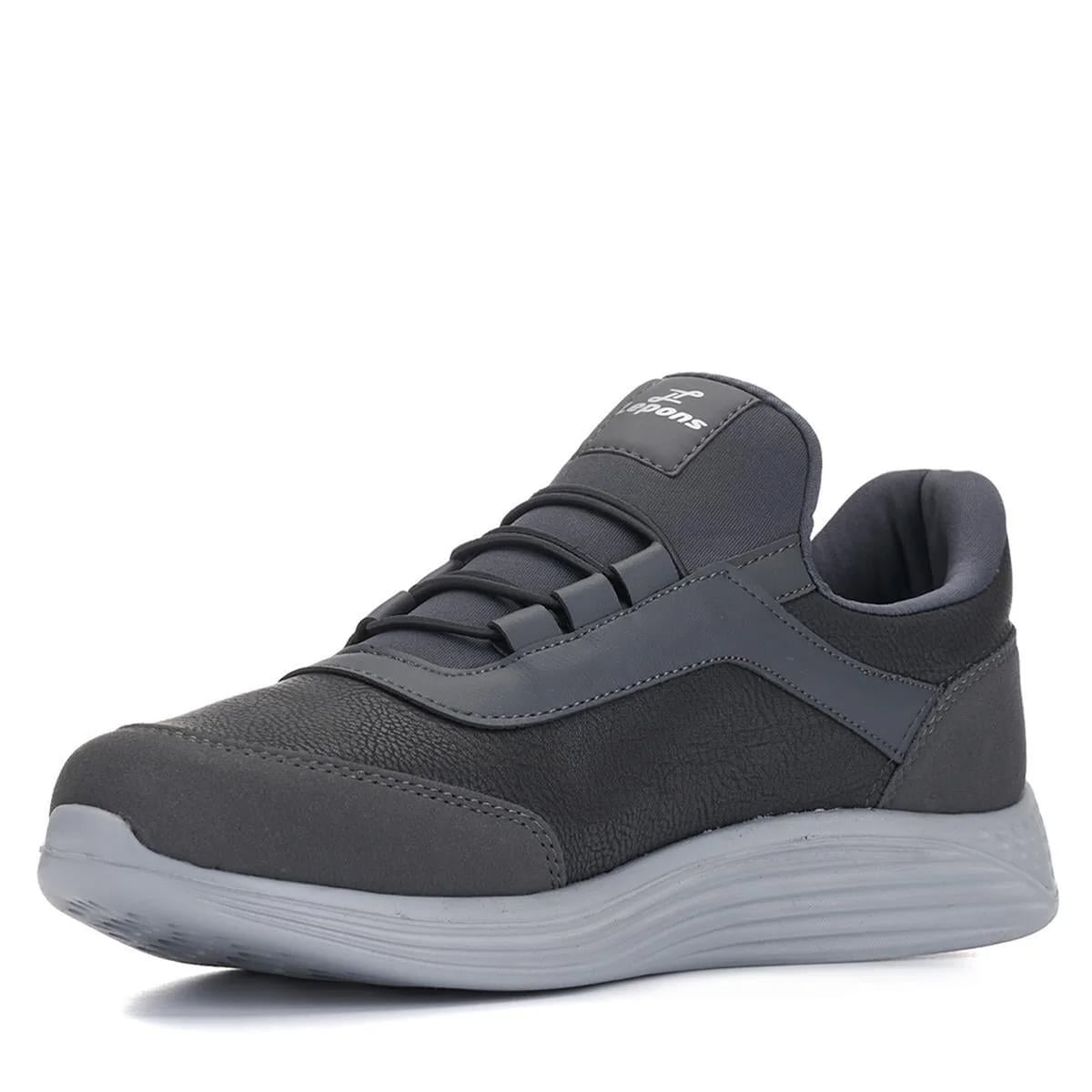 Men's Casual Lace-Up Sports Shoes - 8-Pair Carton - Color Types: Leather, Color: Smoky - Image 2 of 3