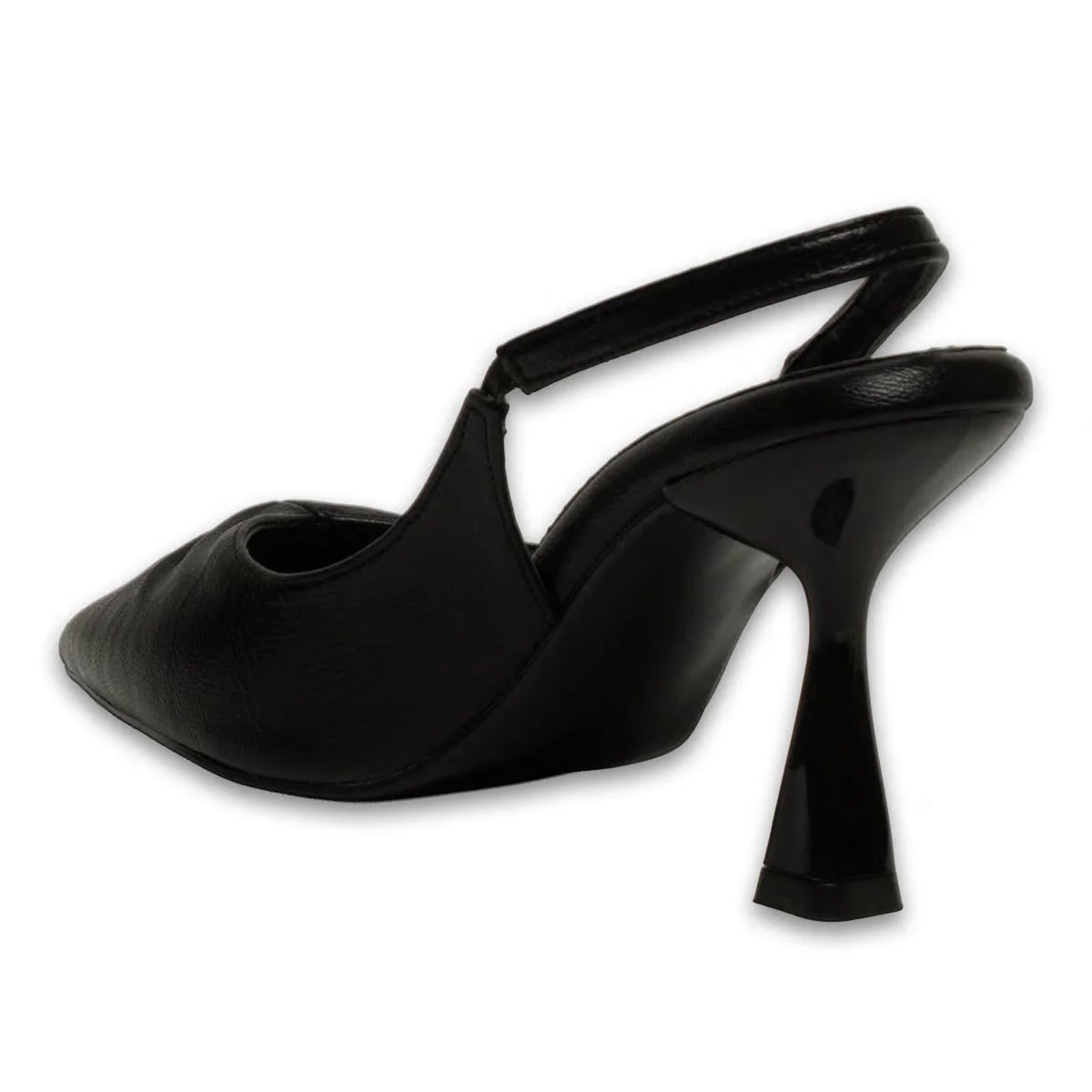 Black Women's Stiletto – Elegant and Stylish Heeled Model – Wholesale - Color: Black, Color Types: Leather - Image 3 of 4