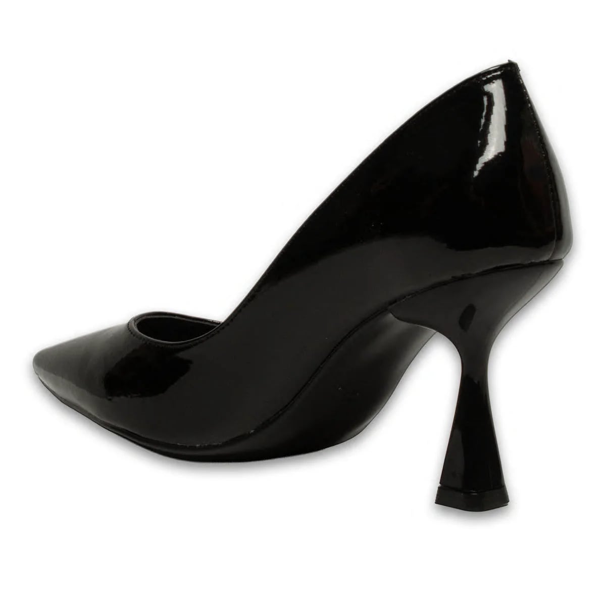 Black Patent Women's Stiletto – Classic and Elegant Heeled Model – Wholesale - Color: Black, Color Types: Patent leather - Image 3 of 4