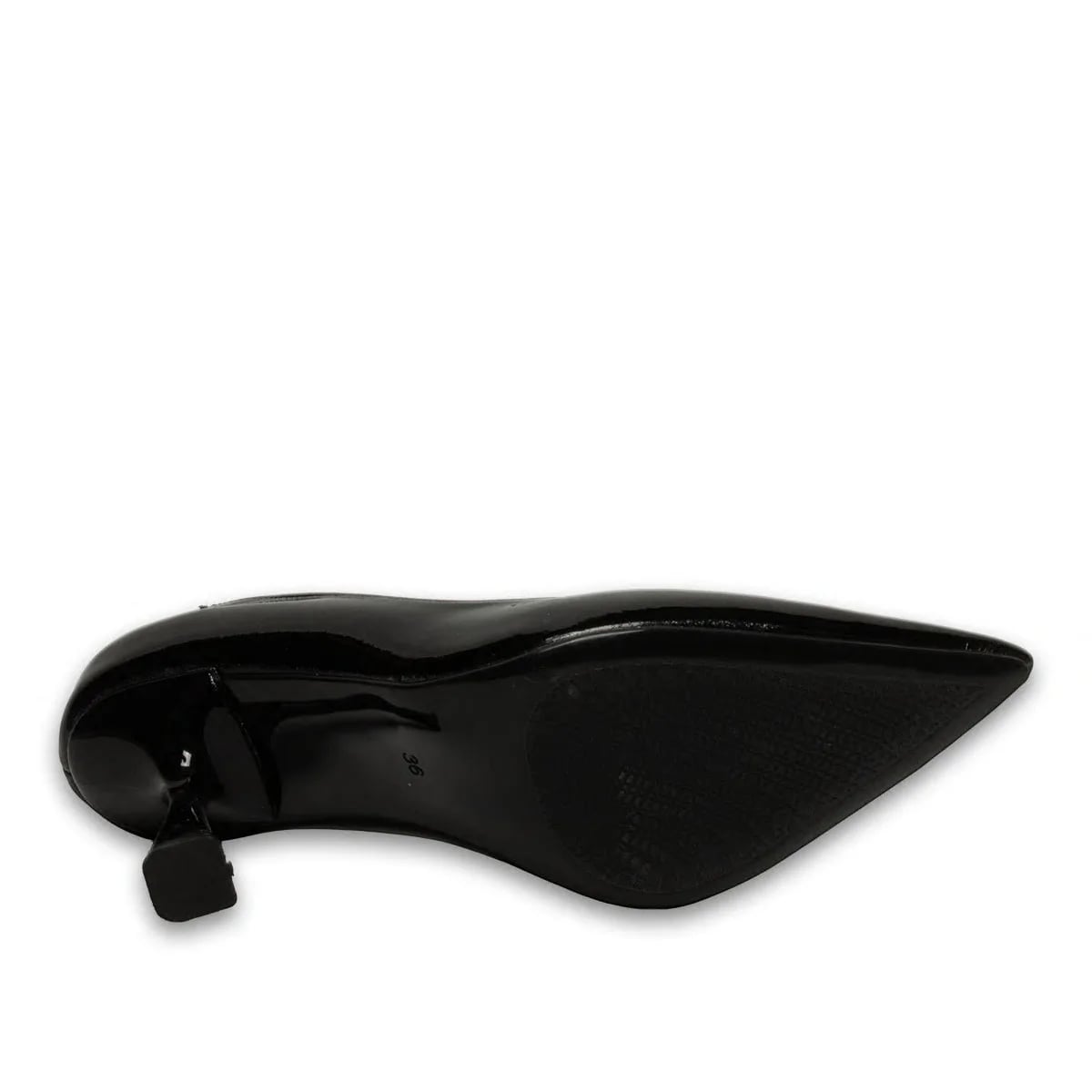 Black Patent Women's Stiletto – Classic and Elegant Heeled Model – Wholesale - Color: Black, Color Types: Patent leather - Image 4 of 4