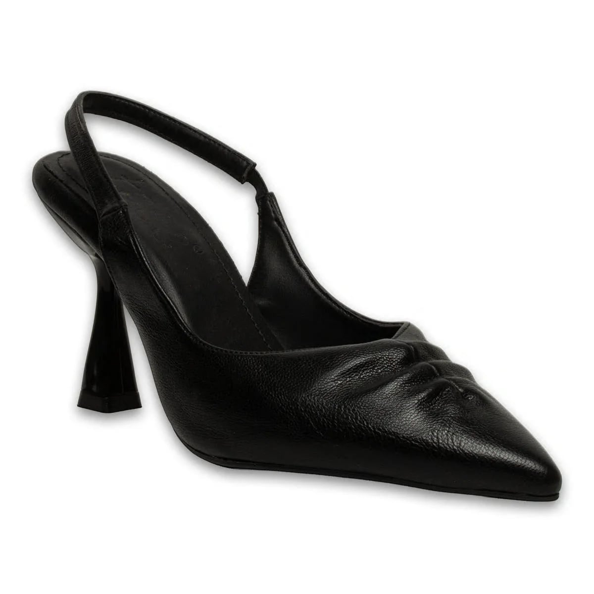 Black Women's Stiletto – Elegant and Stylish Heeled Model – Wholesale - Color: Black, Color Types: Leather - Image 2 of 4