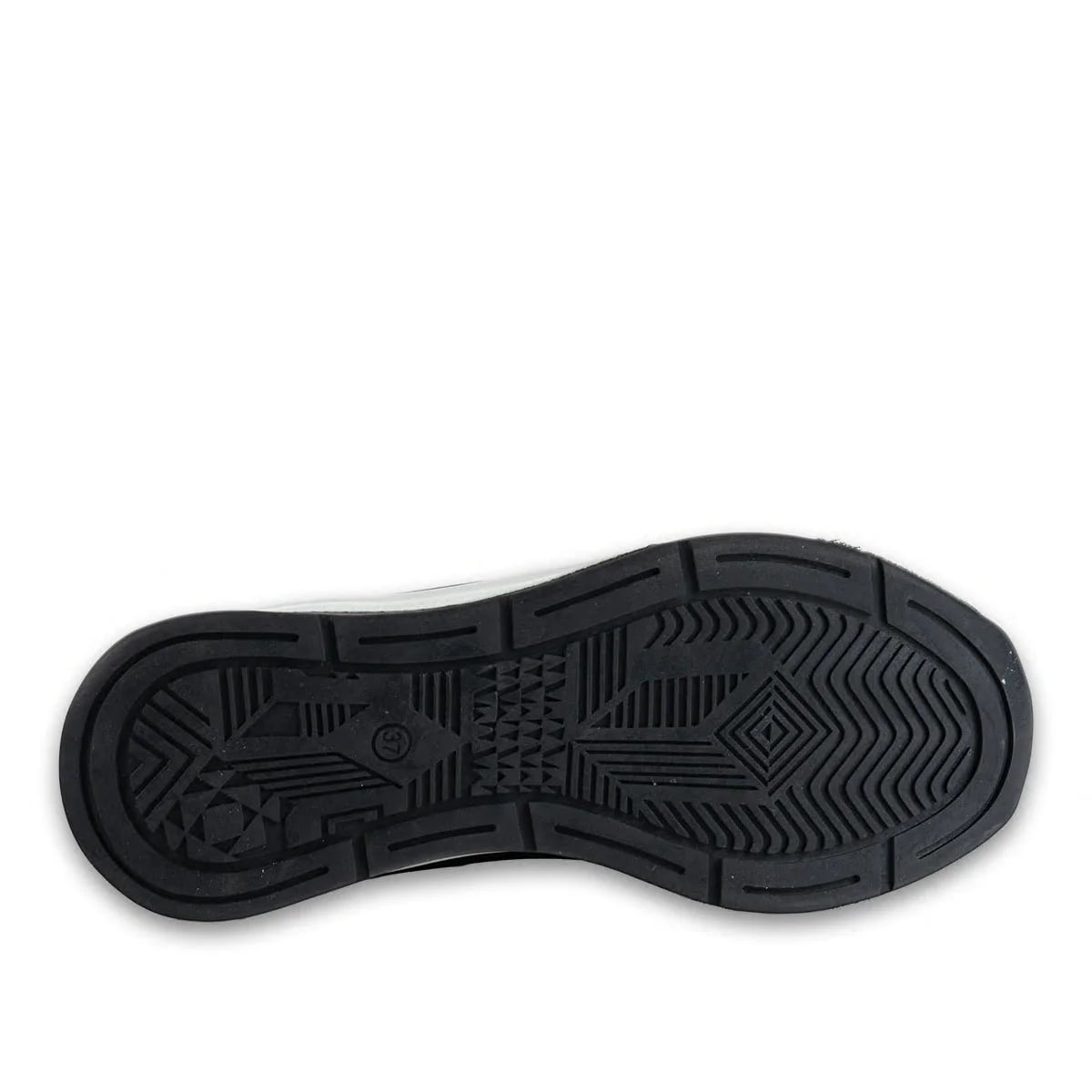 Zenne Siyah Triko Spor Sneaker - Termo Tabanlı - Renk: Siyah - Fotoğraf 4 / 5