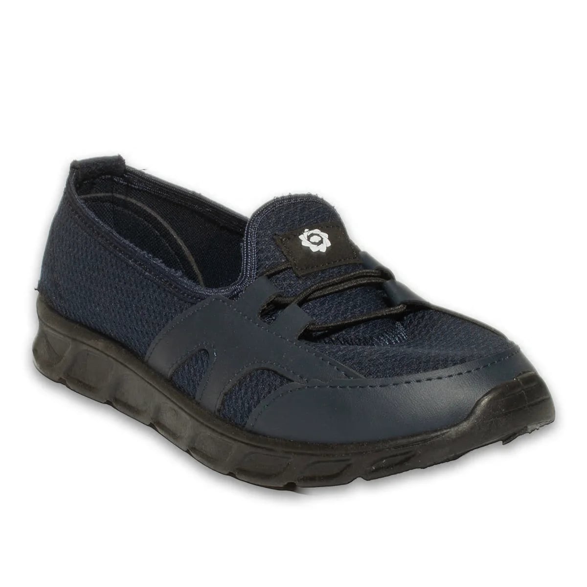 Lacivert Bağcıklı Tekstil Zenne Spor Sneaker - Renk: Laci - Fotoğraf 2 / 3