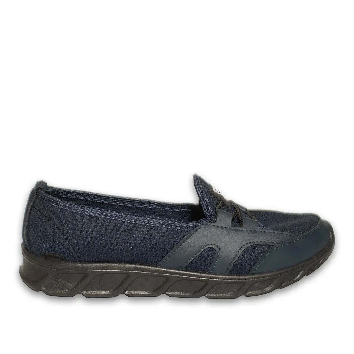 Lacivert Bağcıklı Tekstil Zenne Spor Sneaker - Renk: Laci - Fotoğraf 1 / 3