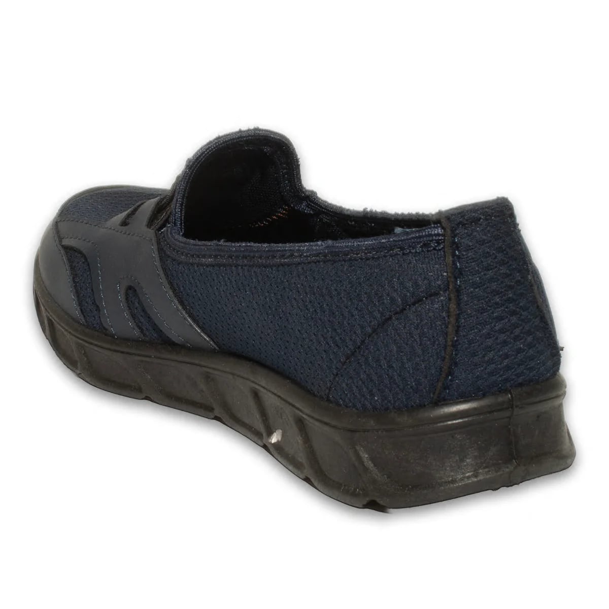 Lacivert Bağcıklı Tekstil Zenne Spor Sneaker - Renk: Laci - Fotoğraf 3 / 3