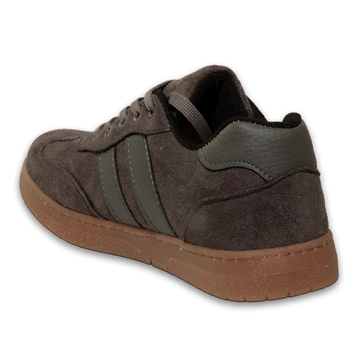 White Women's Sports Shoes Lightweight Comfortable Daily Walking Casual All-Season Suitable Modern Sneaker Model Wholesale - Color: Gray, Color Types: Suede - Image 3 of 3