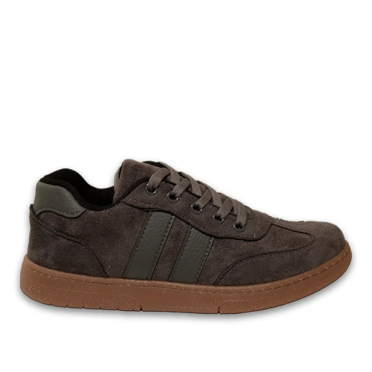 White Women's Sports Shoes Lightweight Comfortable Daily Walking Casual All-Season Suitable Modern Sneaker Model Wholesale - Color: Gray, Color Types: Suede - Image 1 of 3
