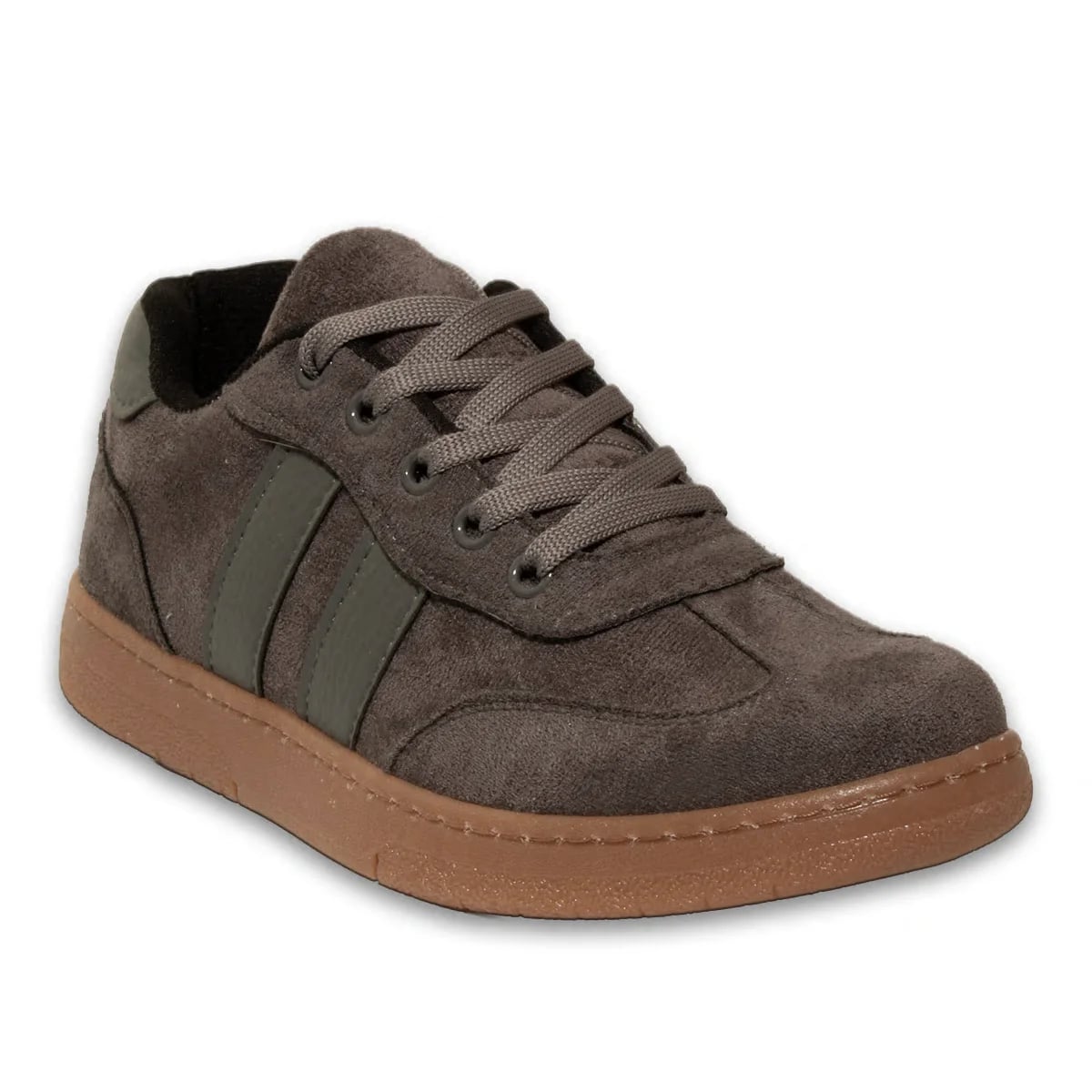White Women's Sports Shoes Lightweight Comfortable Daily Walking Casual All-Season Suitable Modern Sneaker Model Wholesale - Color: Gray, Color Types: Suede - Image 2 of 3