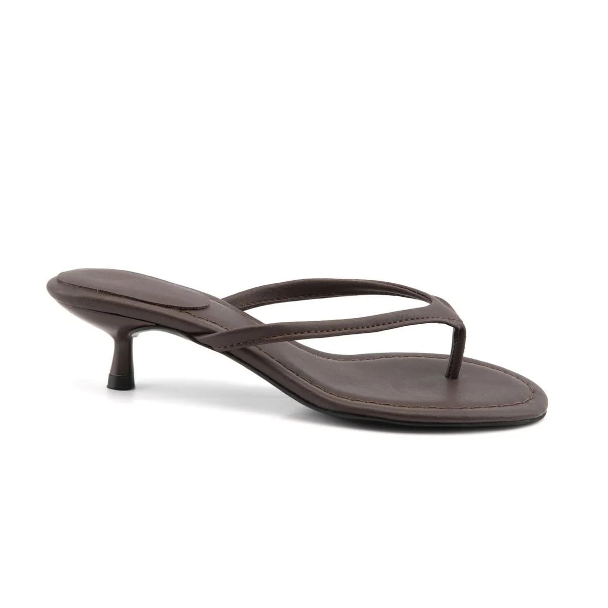 Women's Summer Heeled Mules - 8-Pair Carton - Color Types: Leather, Color: Brown - Image 2 of 4