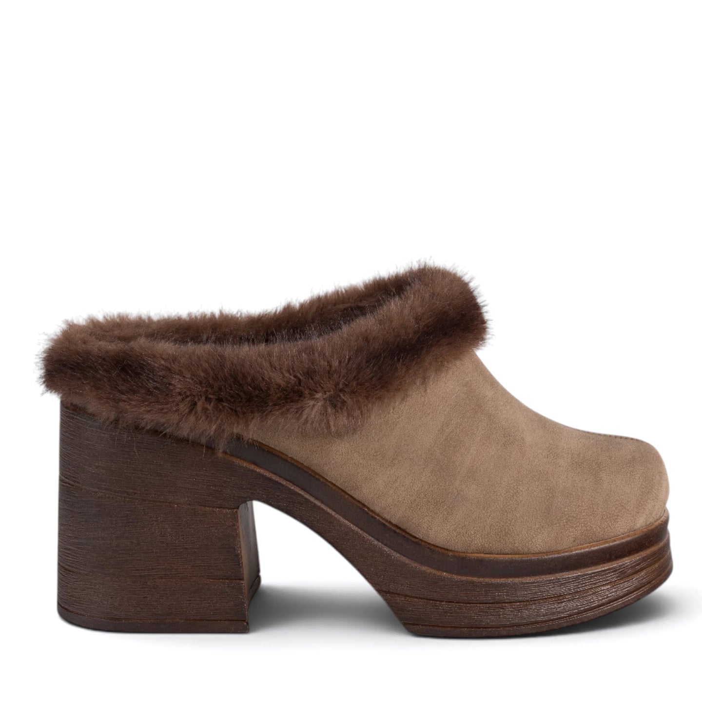 Women's Winter Slippers (8-Pair Carton) - Color: Beige, Color Types: Leather - Image 1 of 4