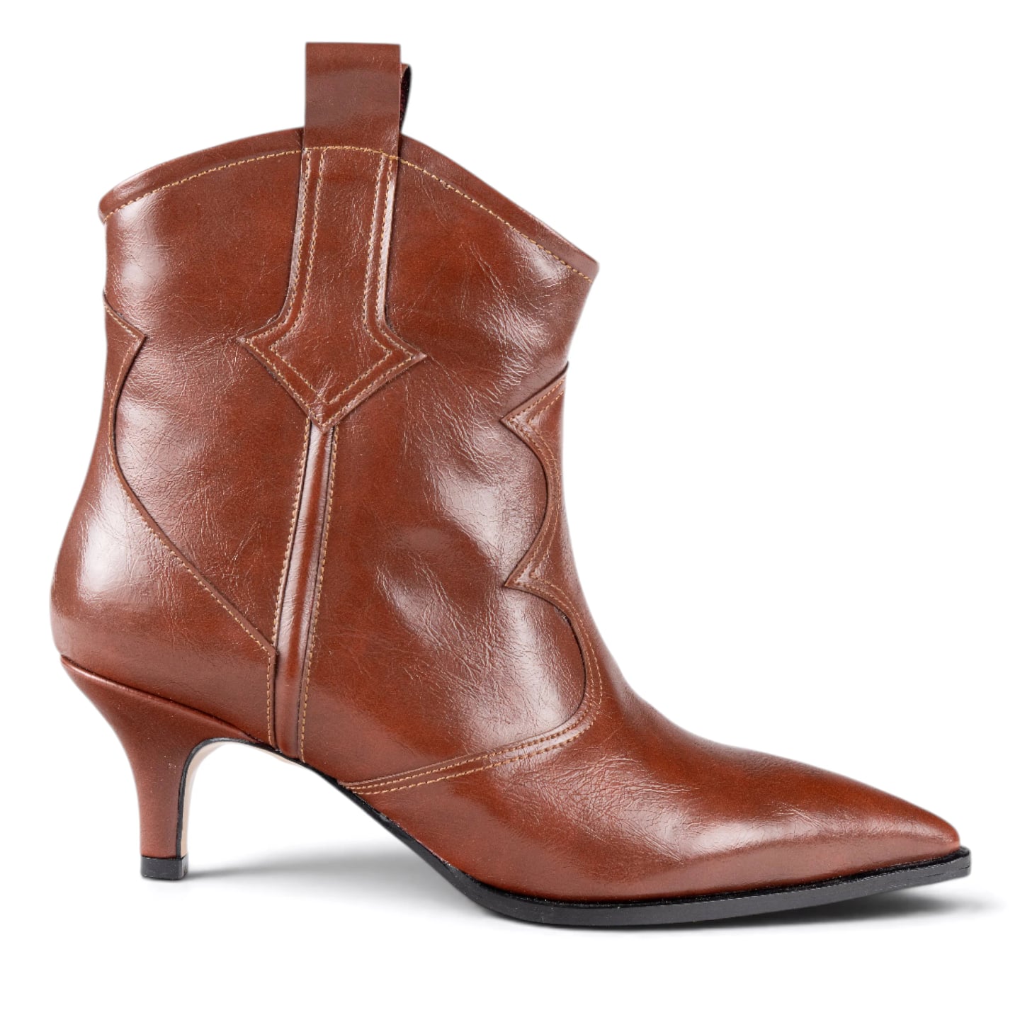 Women's Winter Cowboy Boots in Tan - 8 Pairs - Color Types: Leather, Color: Tan - Image 1 of 6