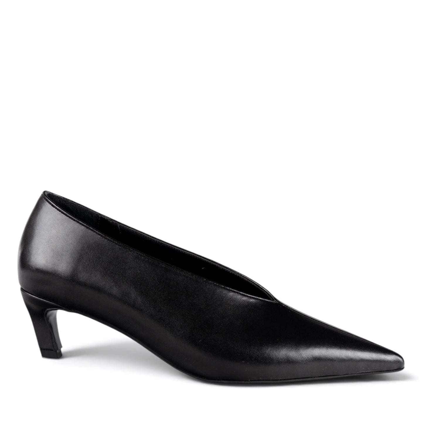 Women's Black Synthetic Leather Stilettos - Color: Black, Color Types: Leather - Image 1 of 6