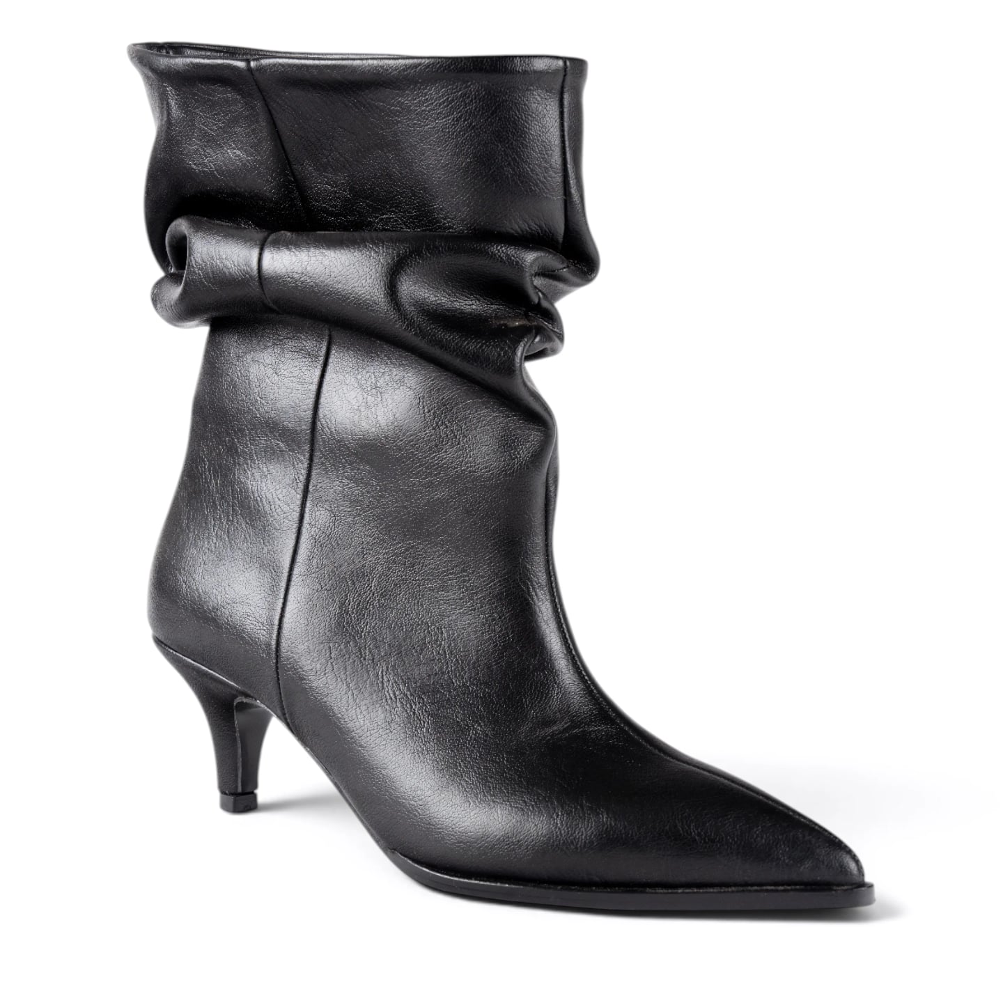 Women's Black Heeled Ankle Boots - 8 Pairs - Color: Black, Color Types: Leather - Image 2 of 6