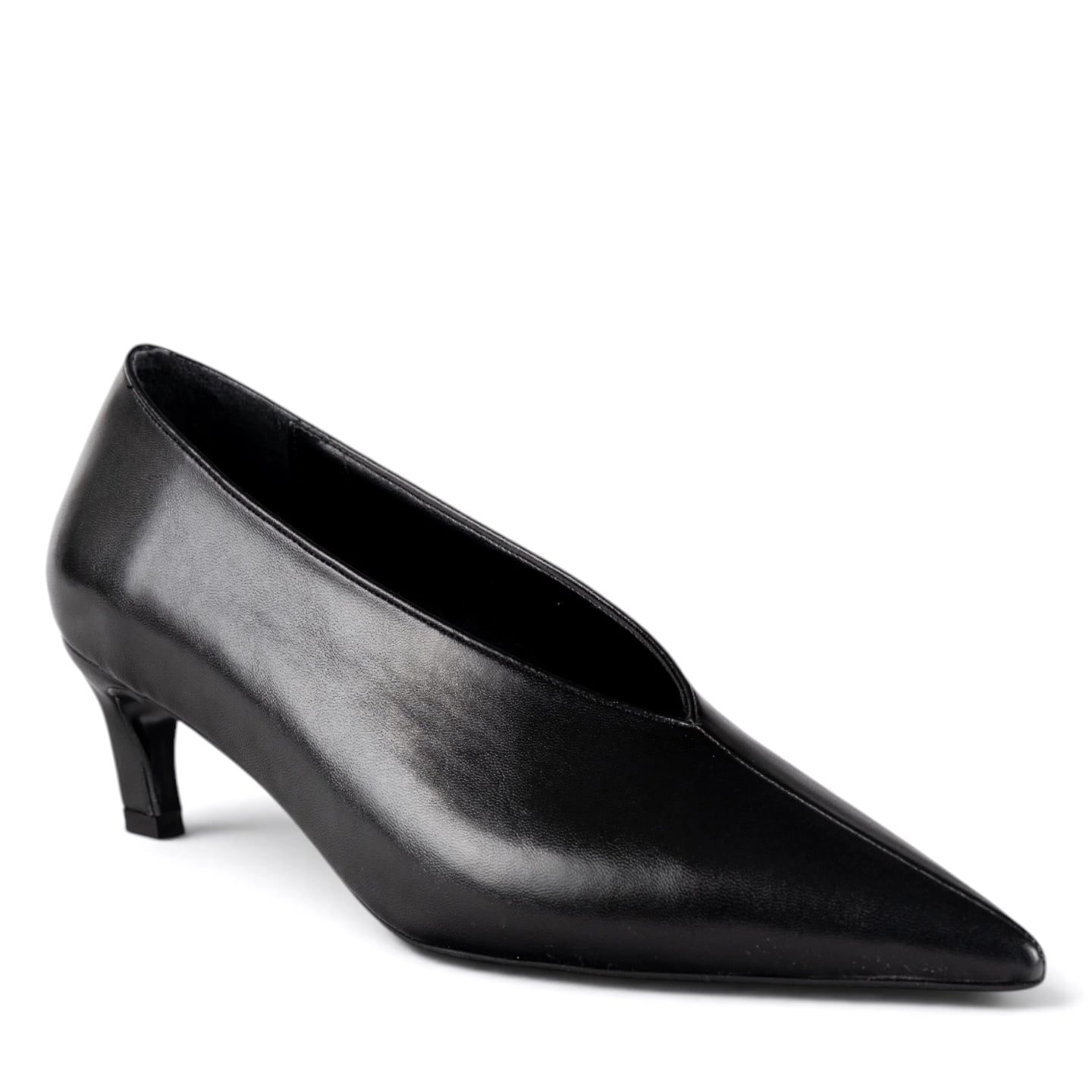 Women's Black Synthetic Leather Stilettos - Color: Black, Color Types: Leather - Image 2 of 6