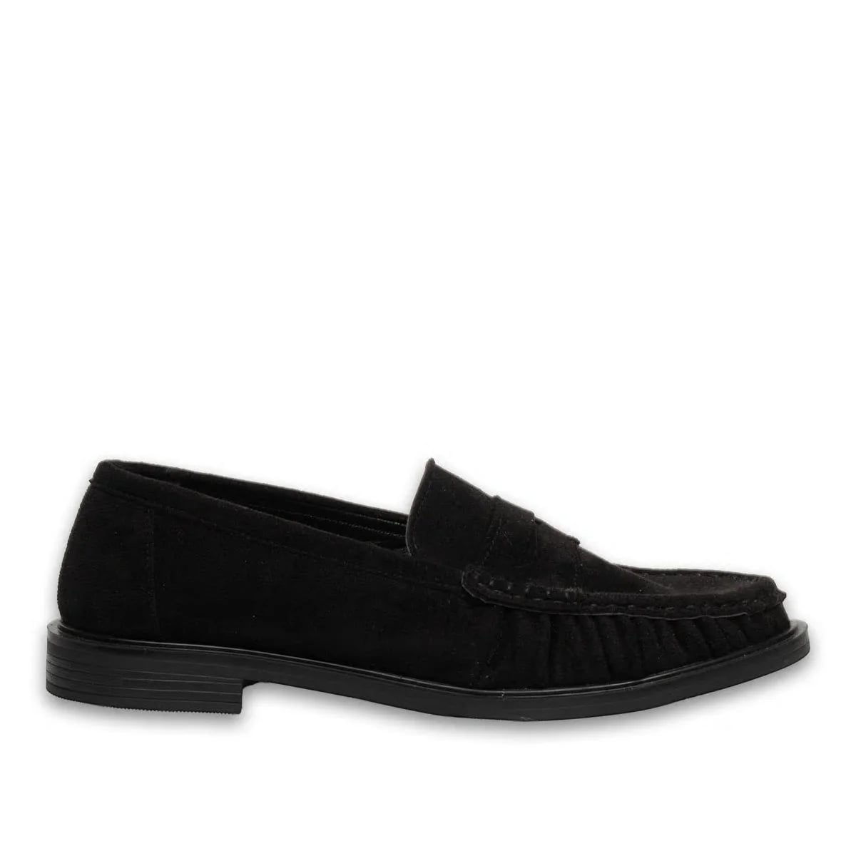 Loafers Femme Aspect Suède - Carton de 8 Paires - Couleur: Noir, Types de couleurs: Suède - Image 1 sur 4