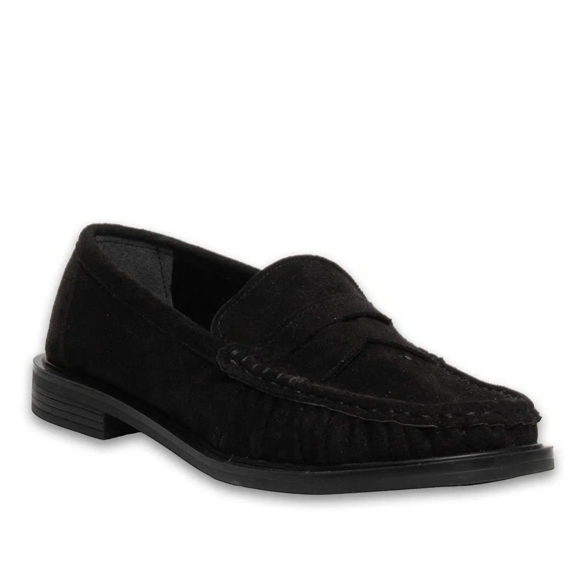 Loafers Femme Aspect Suède - Carton de 8 Paires - Couleur: Noir, Types de couleurs: Suède - Image 2 sur 4