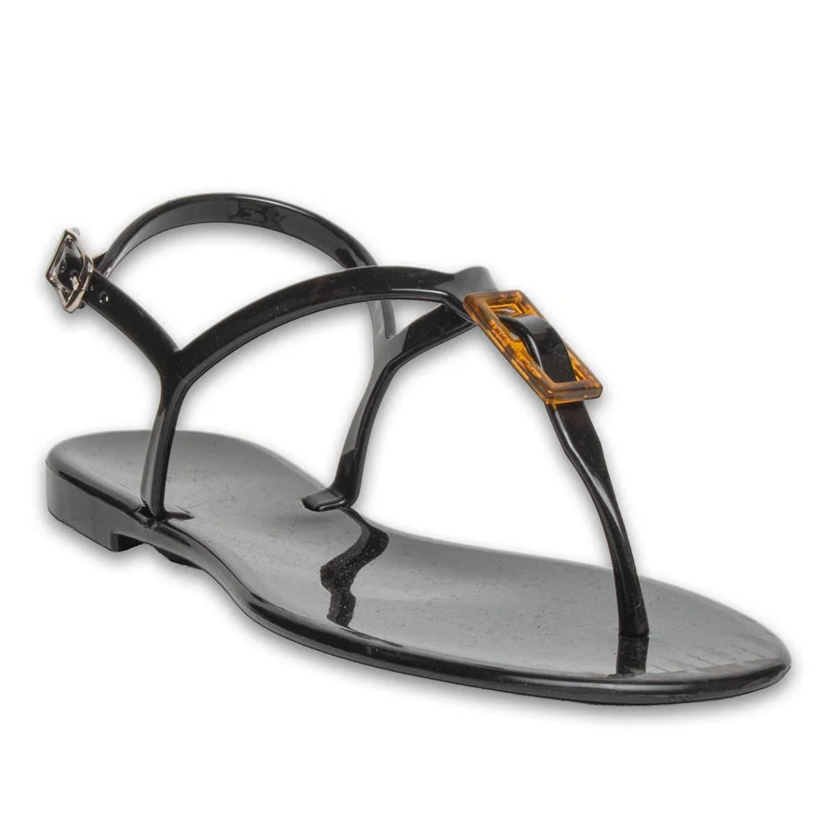 Plastic Flip Flops – Suitable for Use Anywhere – Lightweight and Affordable Model – Wholesale - Color: Black, Color Types: Plastic - Image 2 of 3