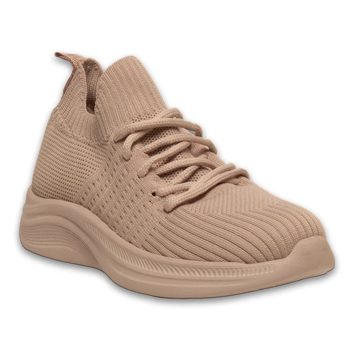 Pudra Kadın Spor Sneaker Gün Boyu Rahatlık – Toptan - Renk: Pudra - Fotoğraf 2 / 4
