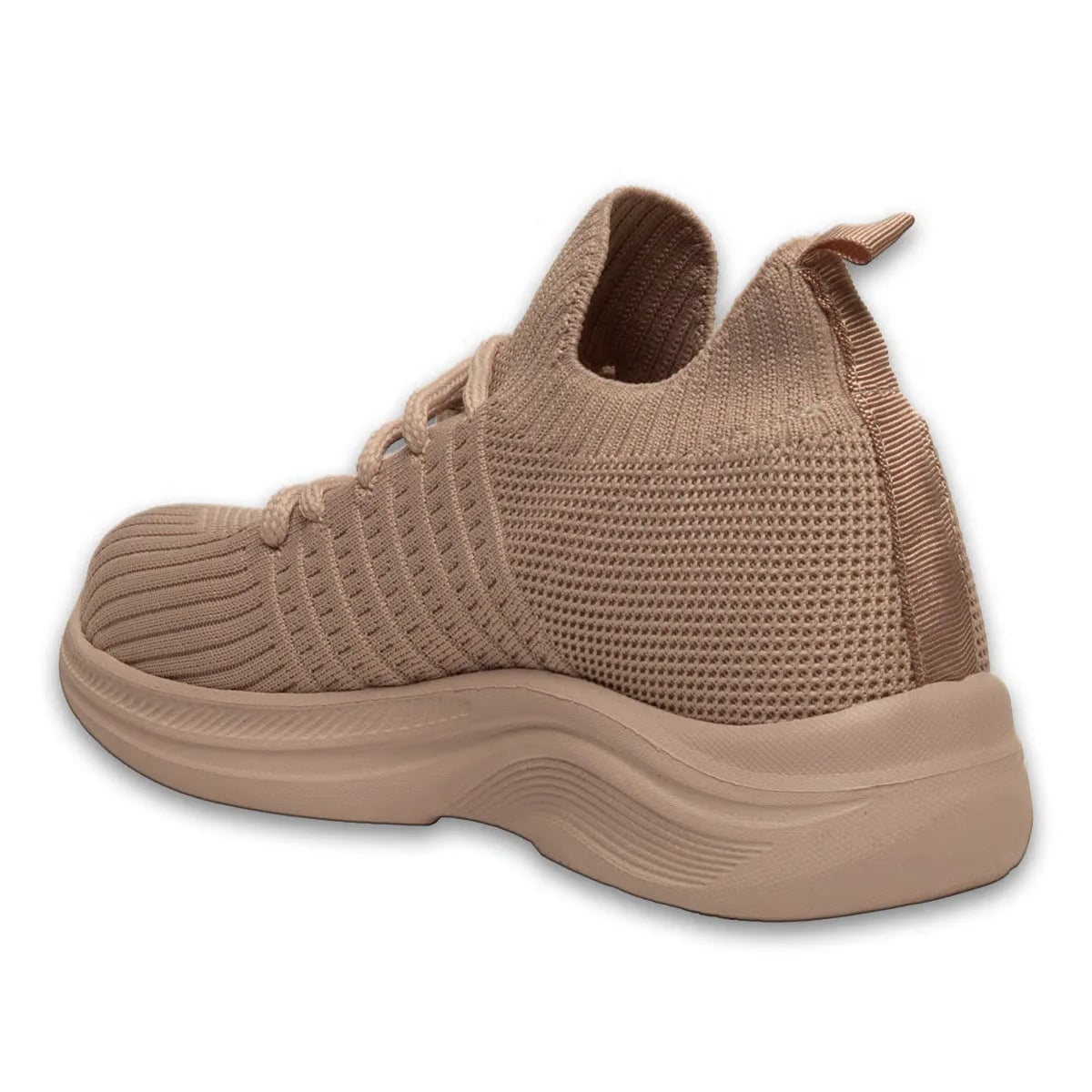 Pudra Kadın Spor Sneaker Gün Boyu Rahatlık – Toptan - Renk: Pudra - Fotoğraf 3 / 4