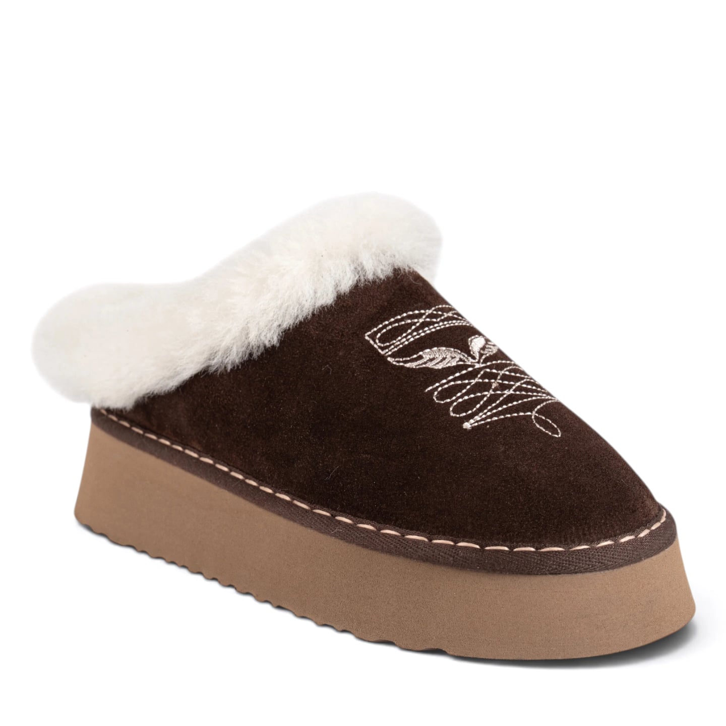 Women's Genuine Leather Winter Boots - 8-Pair Carton - Color Types: Suede, Color: Brown - Image 2 of 5