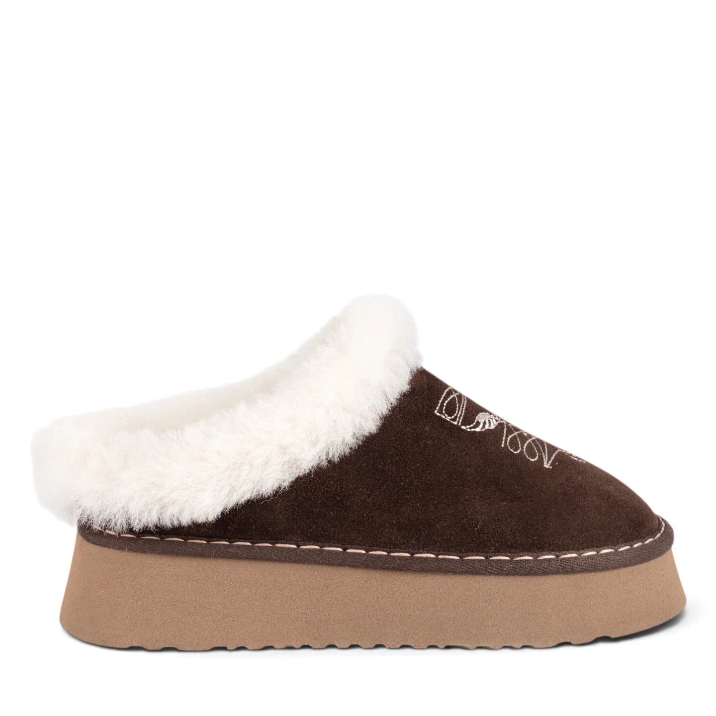 Women's Genuine Leather Winter Boots - 8-Pair Carton - Color Types: Suede, Color: Brown - Image 1 of 5