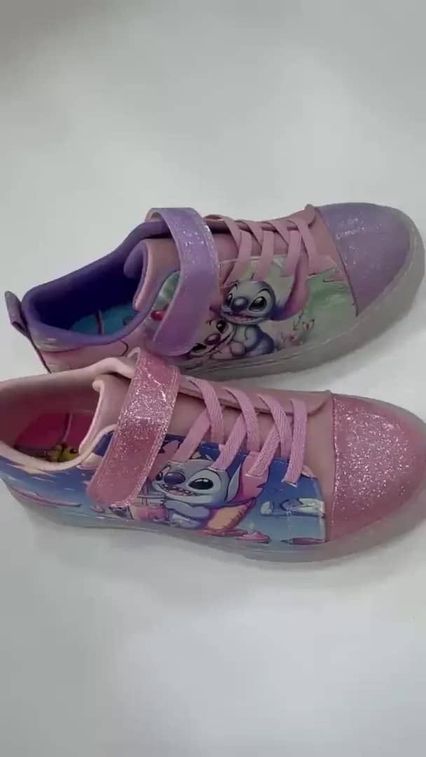 Simli Pembe Filet Spor Ayakkabı — vente de chaussures en gros