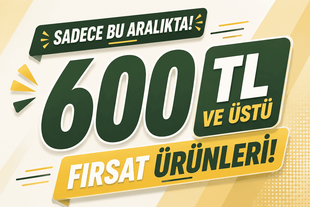 Изображение витрины Товары от 600 TL и выше