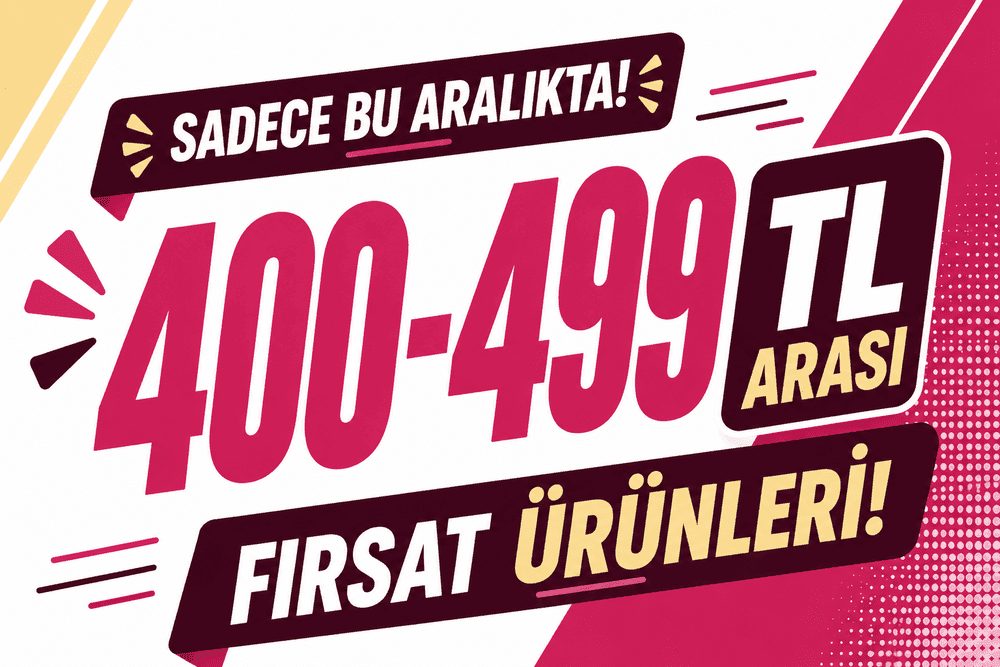 Изображение витрины Товары от 400 до 499 TL